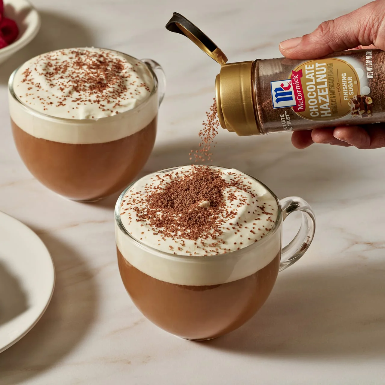McCormick® Chocolate Hazelnut Finishing Sugar, 3.610 oz - Image 5