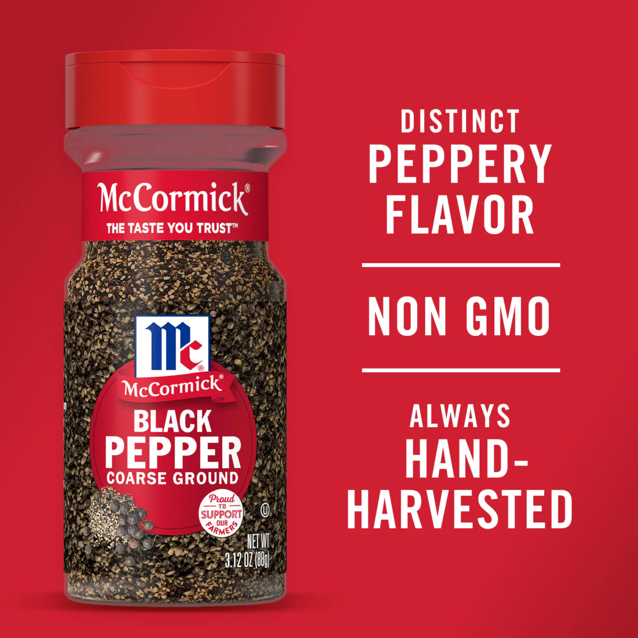McCormick® Coarse Ground Black Pepper, 3.12 oz - Image 20