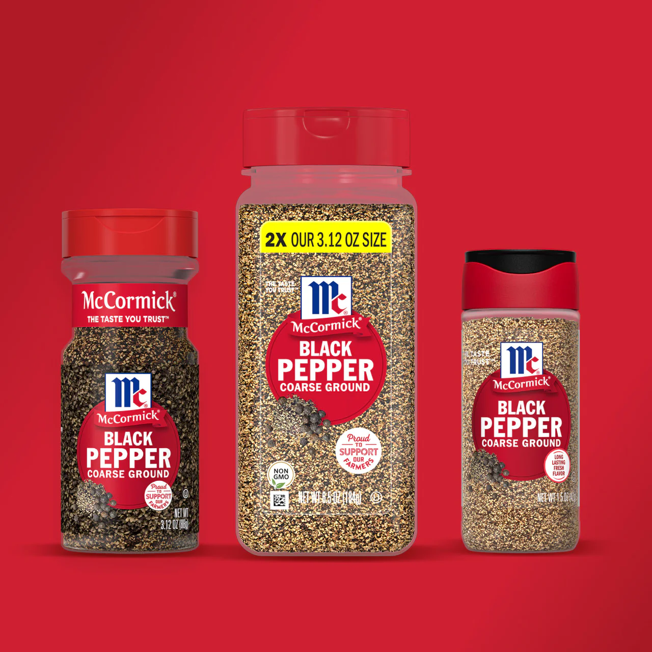 McCormick® Coarse Ground Black Pepper, 3.12 oz - Image 22