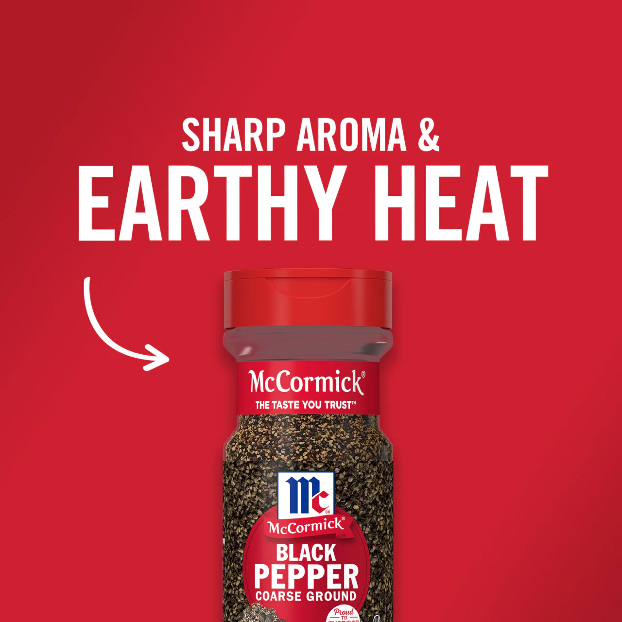 McCormick® Coarse Ground Black Pepper, 3.12 oz - Image 4