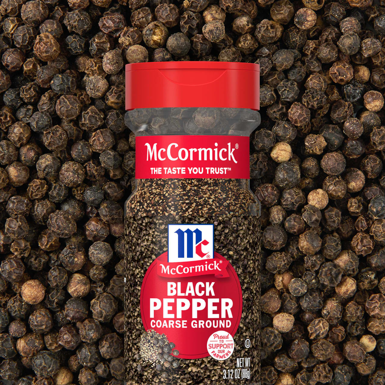 McCormick® Coarse Ground Black Pepper, 3.12 oz - Image 8