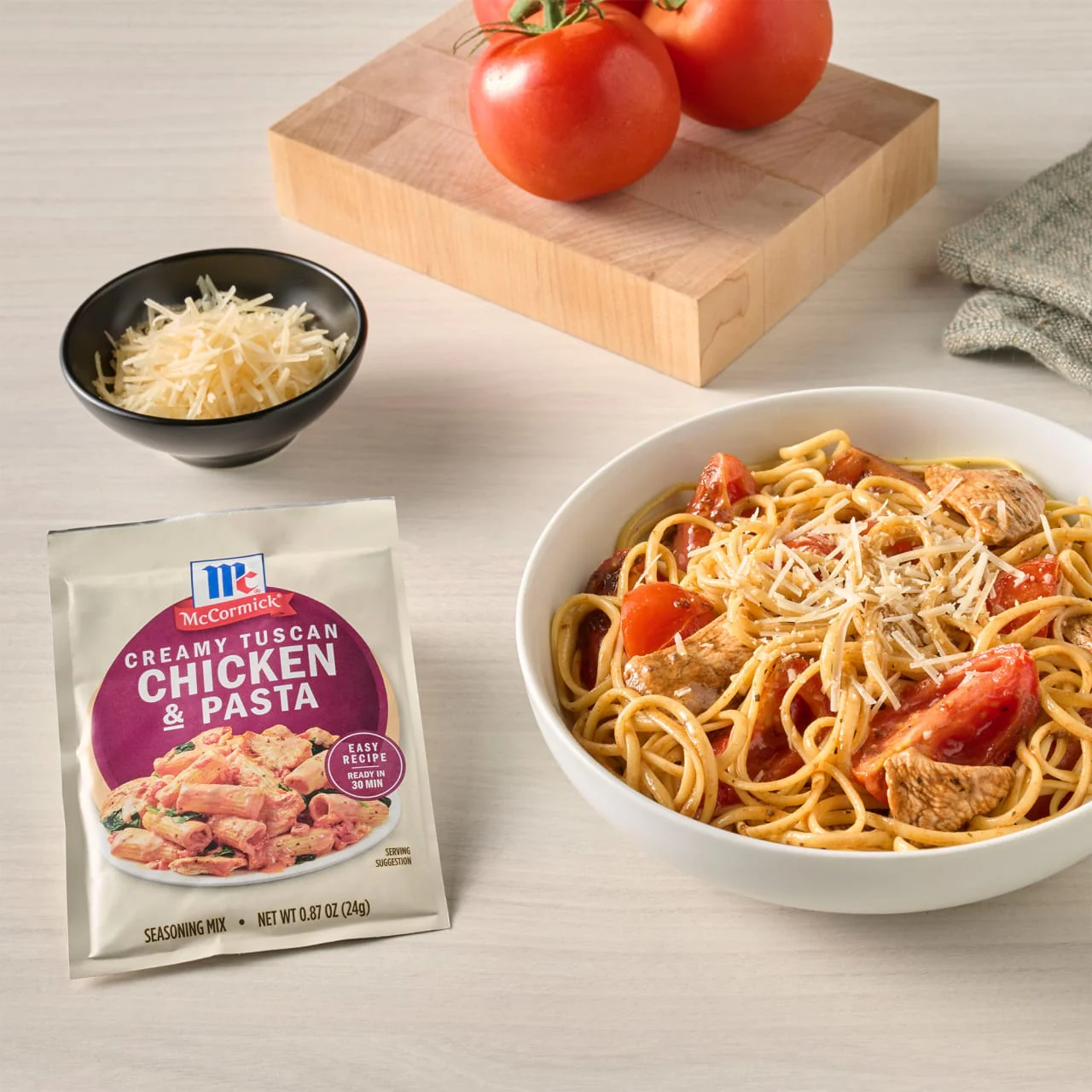 McCormick® Creamy Tuscan Chicken & Pasta Seasoning Mix, 0.87 oz (6-Pack) - Image 11