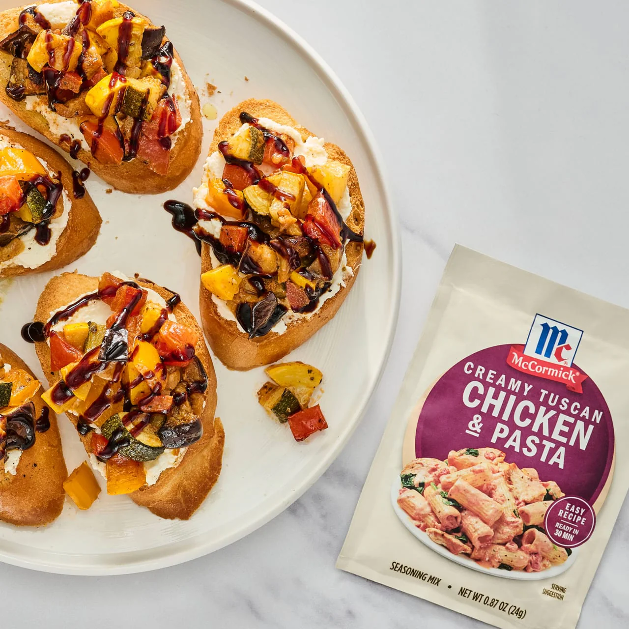 McCormick® Creamy Tuscan Chicken & Pasta Seasoning Mix, 0.87 oz (6-Pack) - Image 14