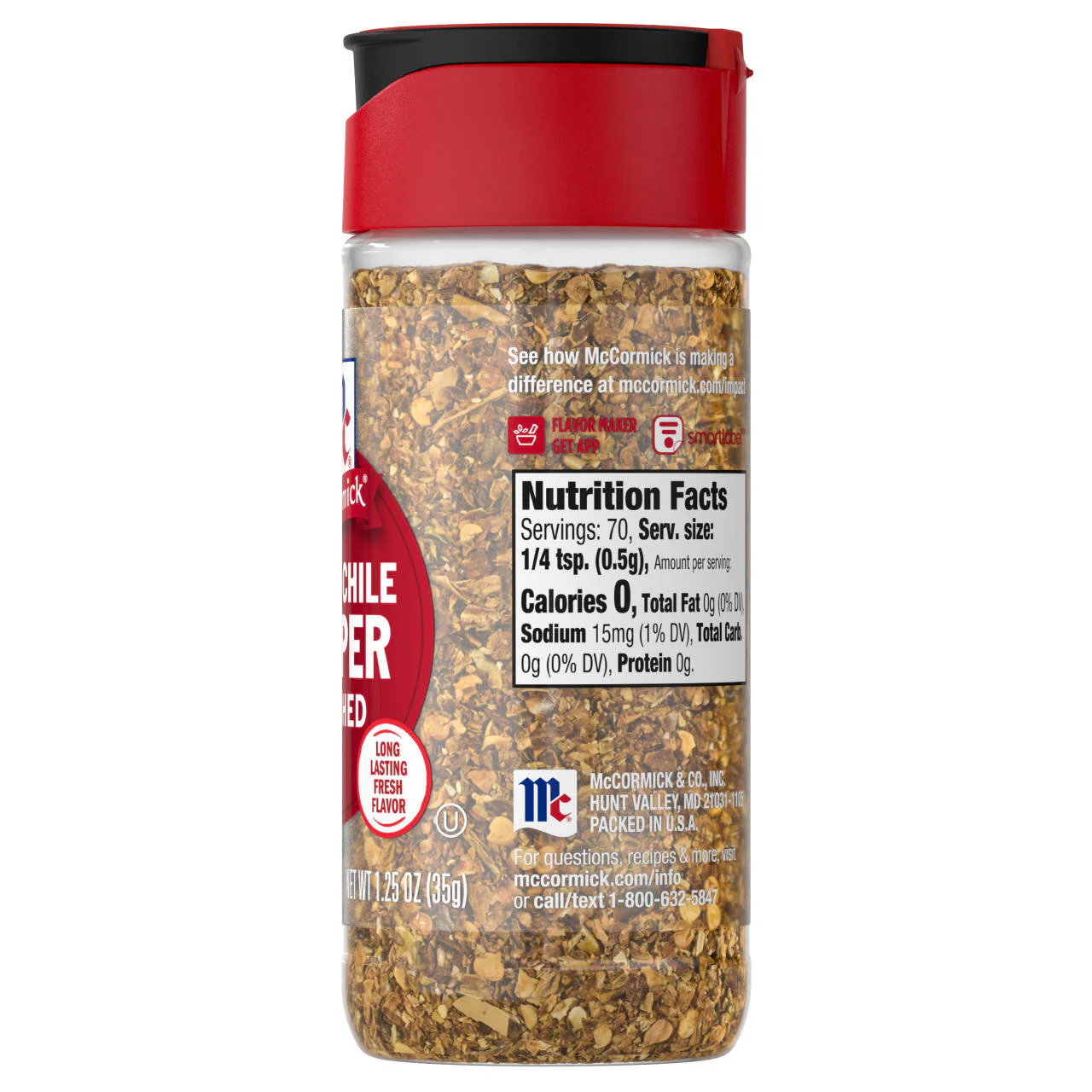 McCormick® Crushed Hatch Chile Pepper, 1.250 oz - Image 22