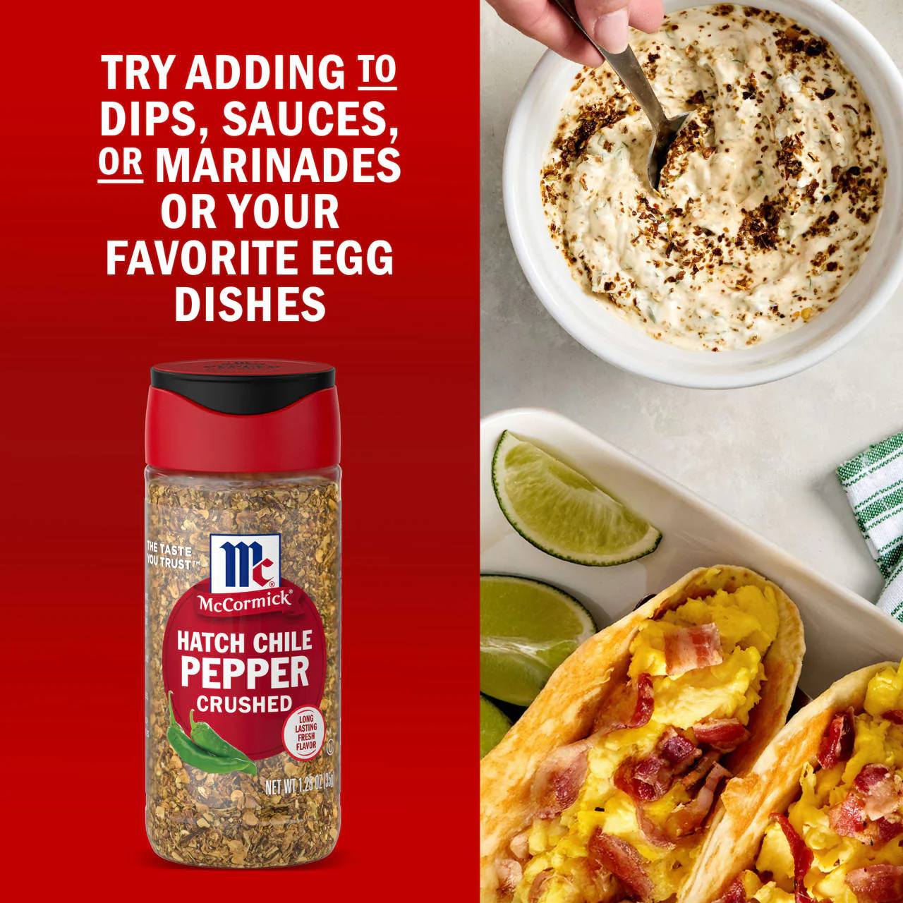 McCormick® Crushed Hatch Chile Pepper, 1.250 oz - Image 5