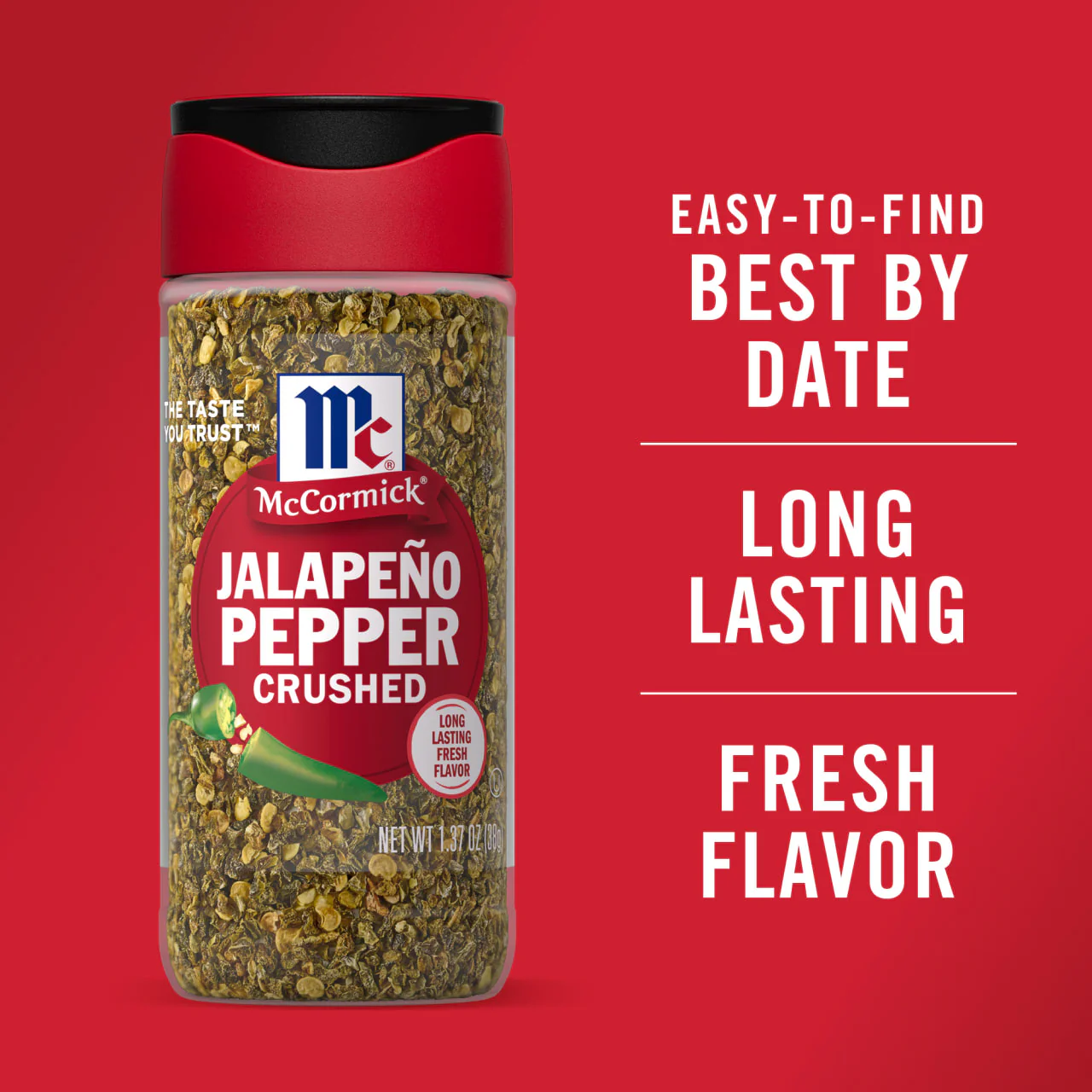 McCormick® Crushed Jalapeno Pepper, 1.37 oz - Image 3