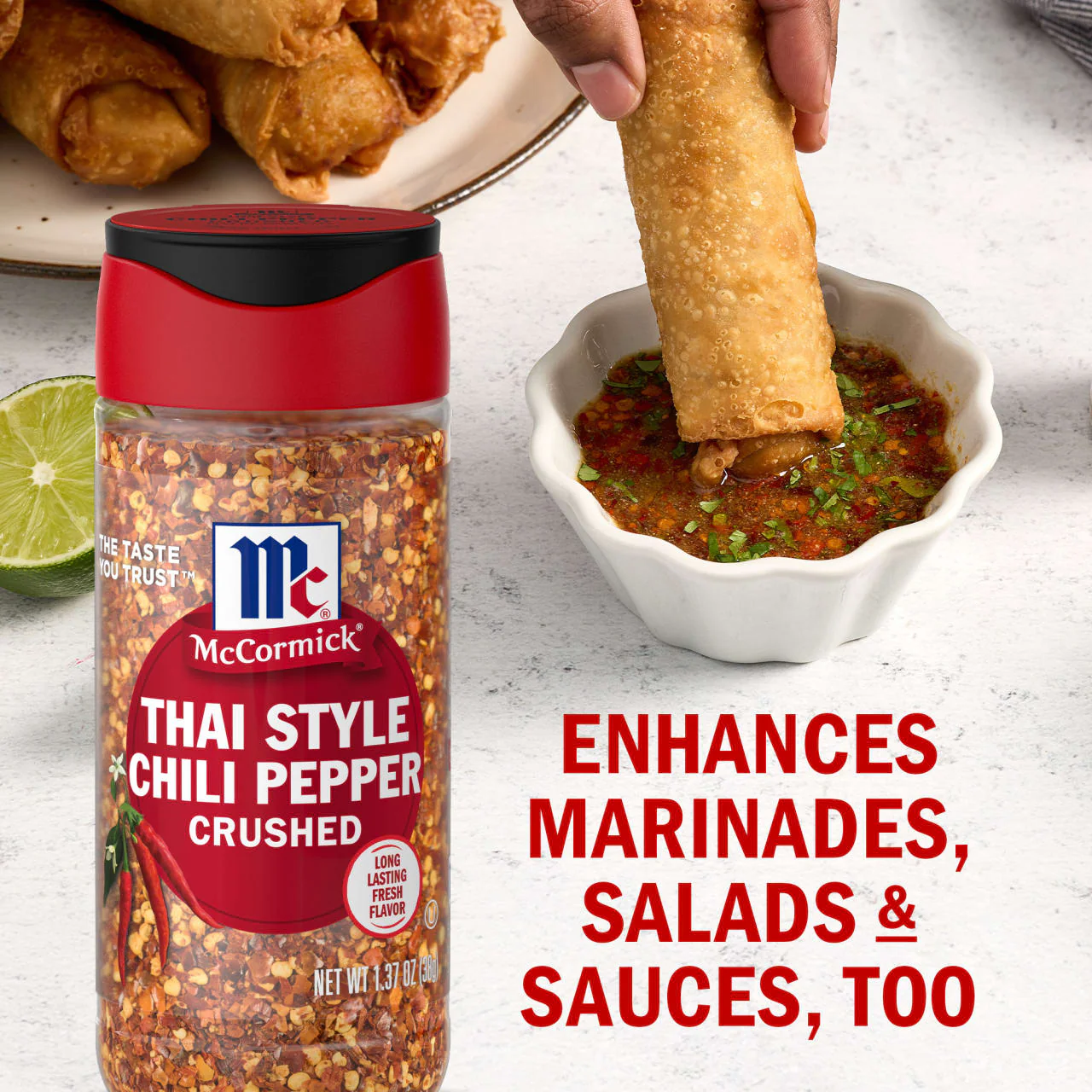 McCormick® Crushed Thai Style Chili Pepper, 1.37 oz - Image 17