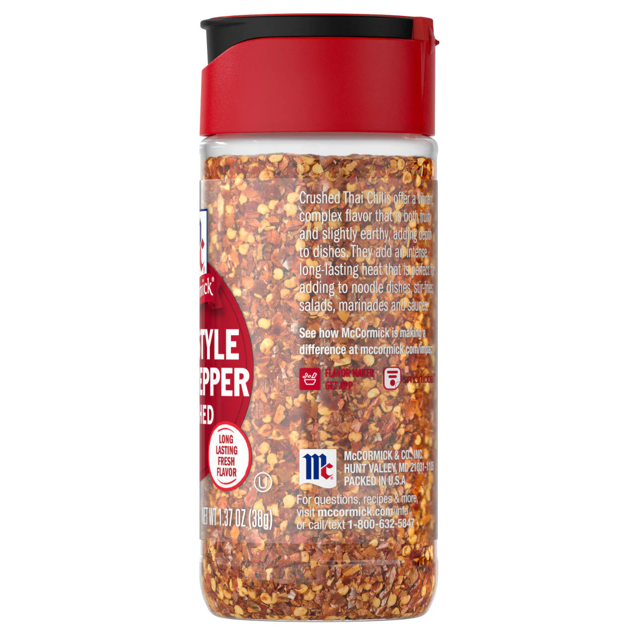 McCormick® Crushed Thai Style Chili Pepper, 1.37 oz - Image 22