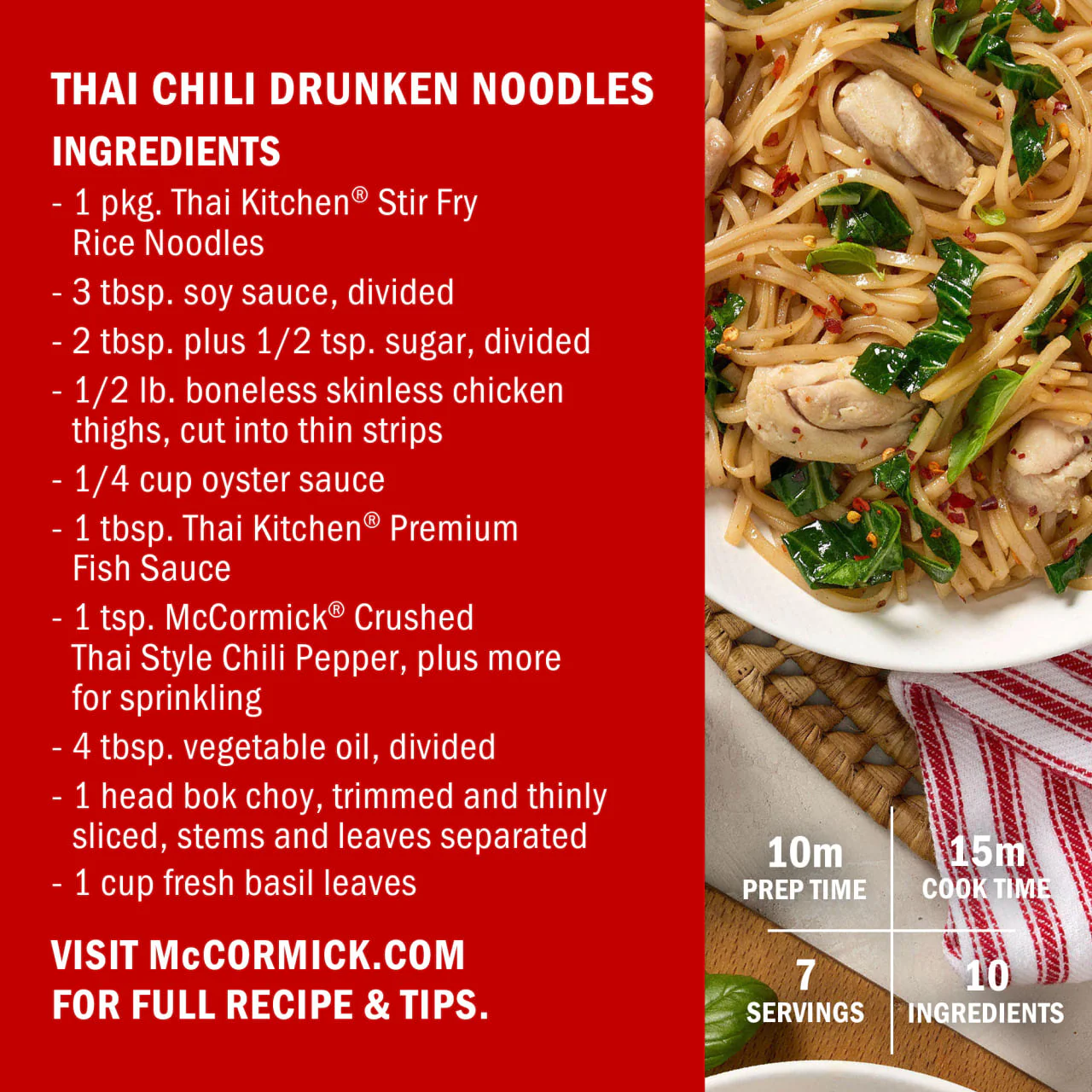 McCormick® Crushed Thai Style Chili Pepper, 1.37 oz - Image 7