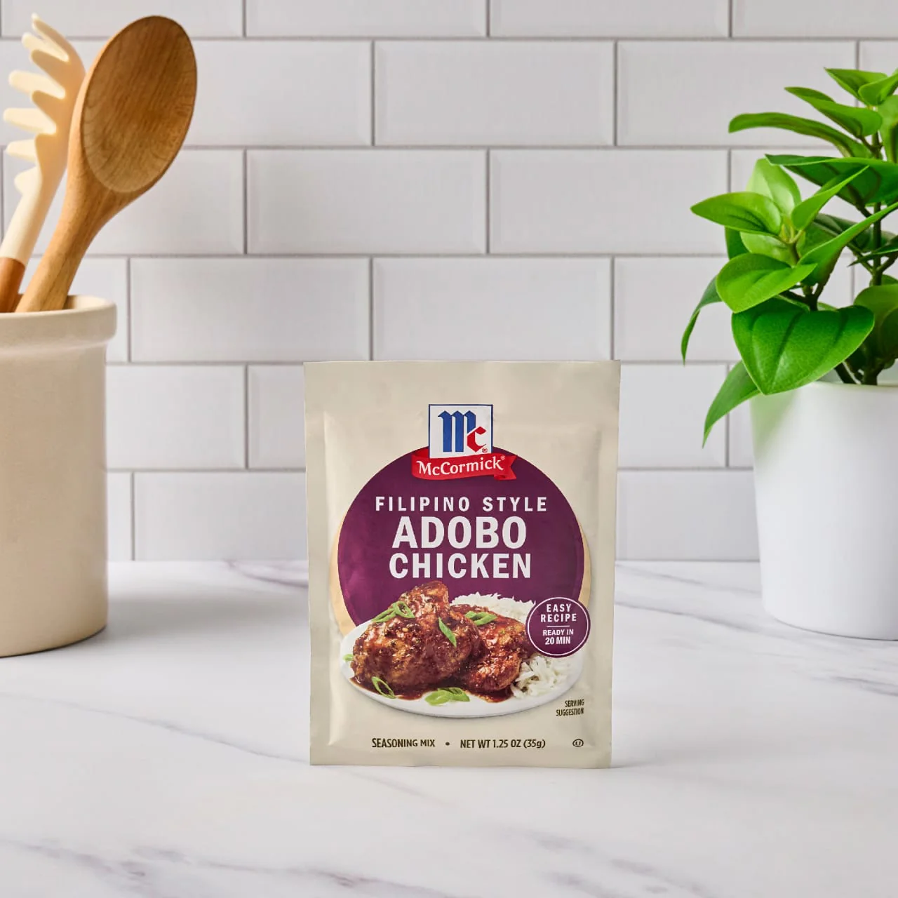 McCormick® Filipino Style Adobo Chicken Seasoning Mix, 1.25 oz (6-Pack) - Image 17