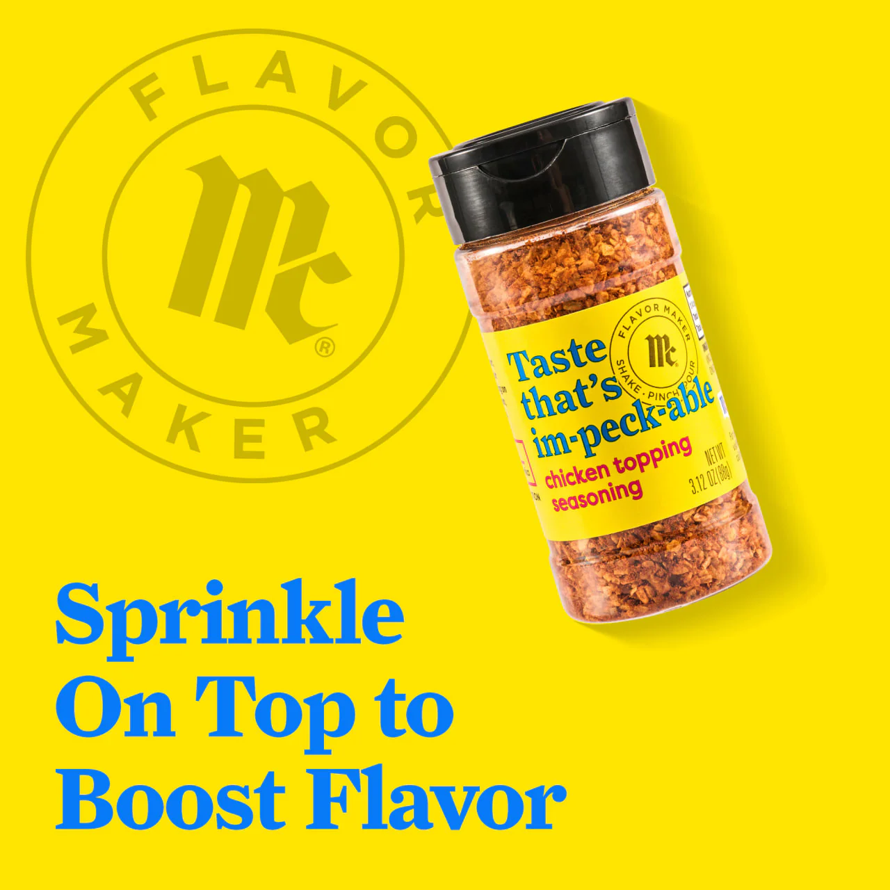 McCormick® Flavor Maker Chicken Topping Seasoning, 3.12 oz - Image 15