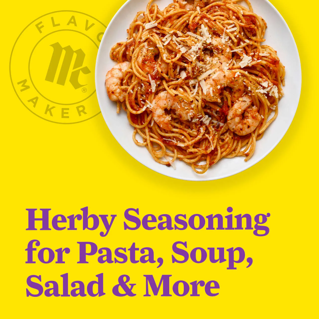 McCormick® Flavor Maker Pasta Topping Seasoning, 2.5 oz - Image 4
