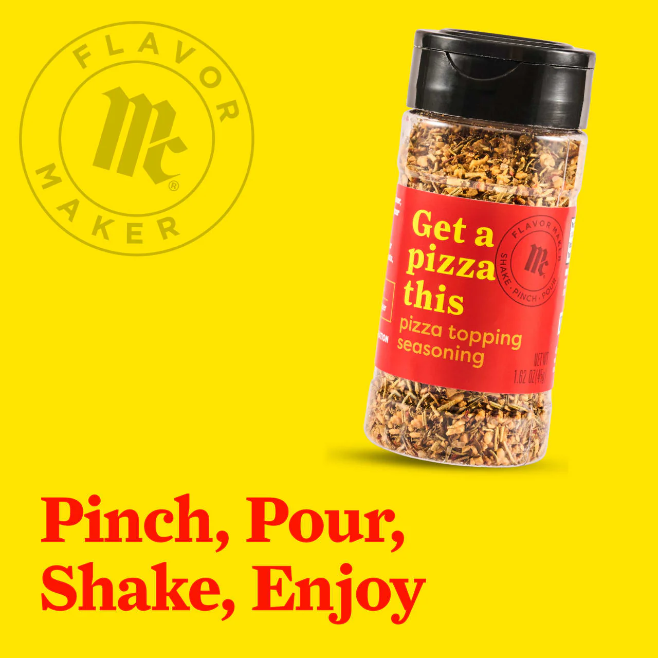 McCormick® Flavor Maker Pizza Topping Seasoning, 1.62 oz - Image 13