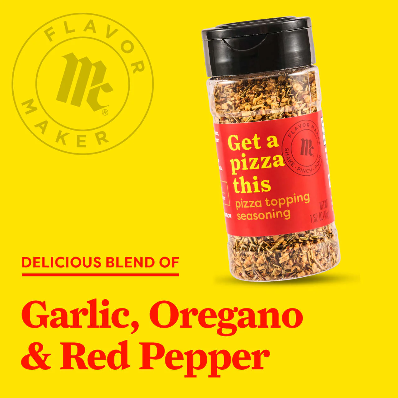 McCormick® Flavor Maker Pizza Topping Seasoning, 1.62 oz - Image 17