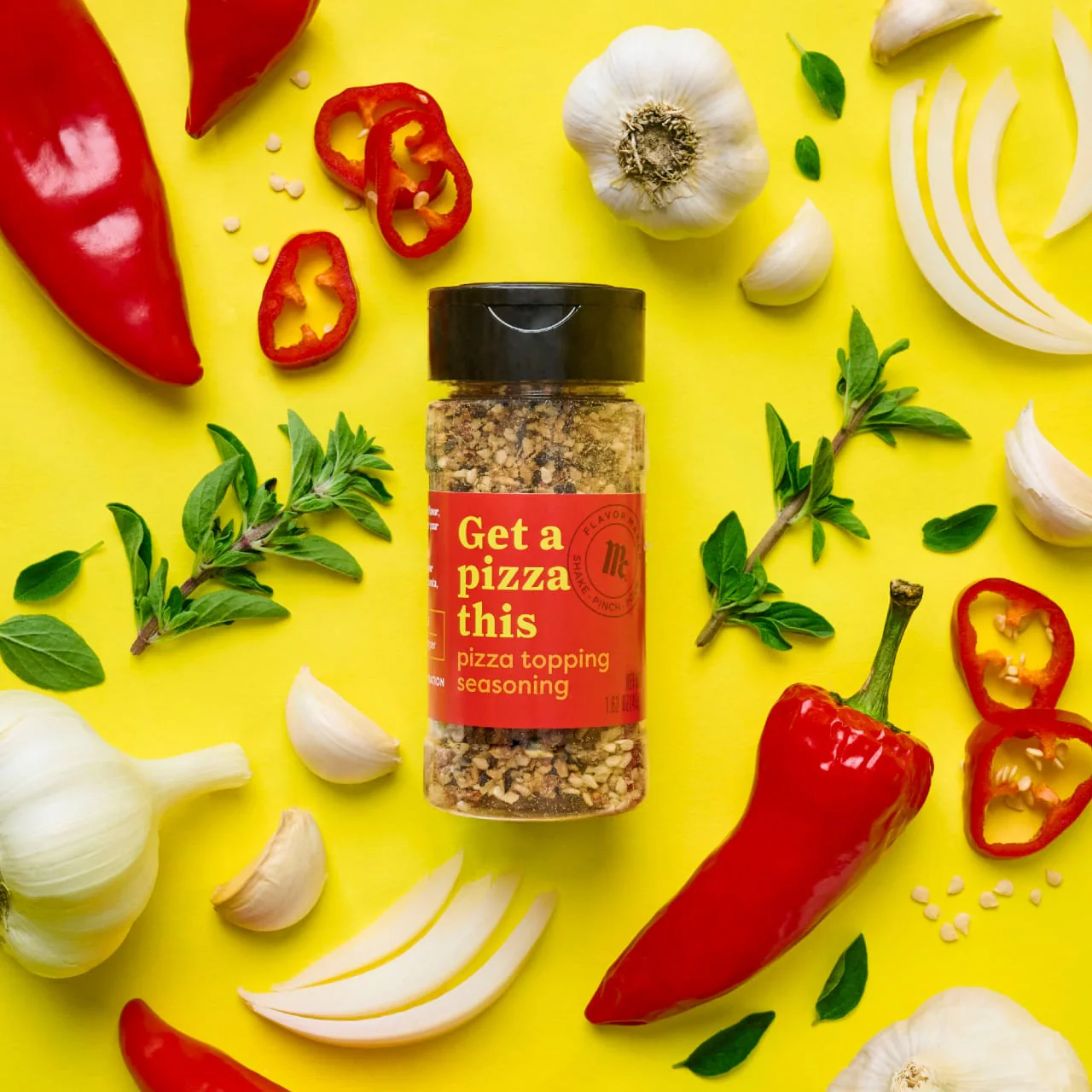 McCormick® Flavor Maker Pizza Topping Seasoning, 1.62 oz - Image 7