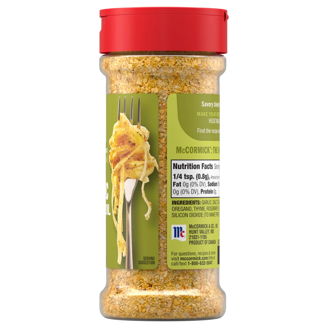 McCormick® Garlic and Olive Oil Seasoning Blend, 5.25 oz - Image 21