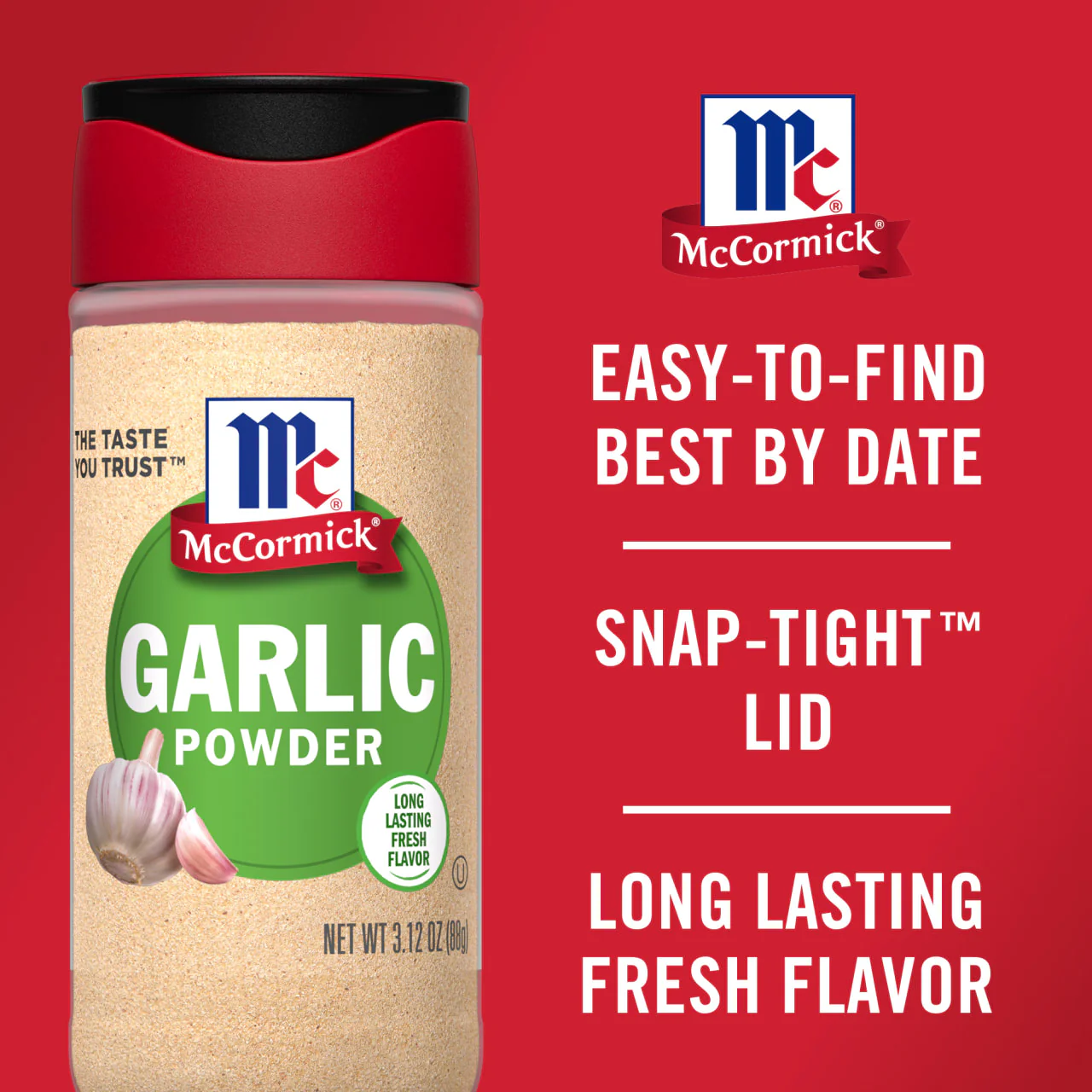 McCormick® Garlic Powder, 3.12 oz - Image 23