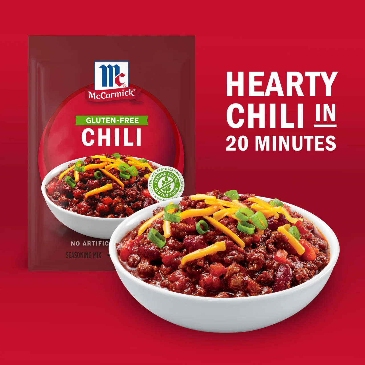 McCormick® Gluten Free Chili Seasoning Mix, 1 oz (6-Pack) - Image 14
