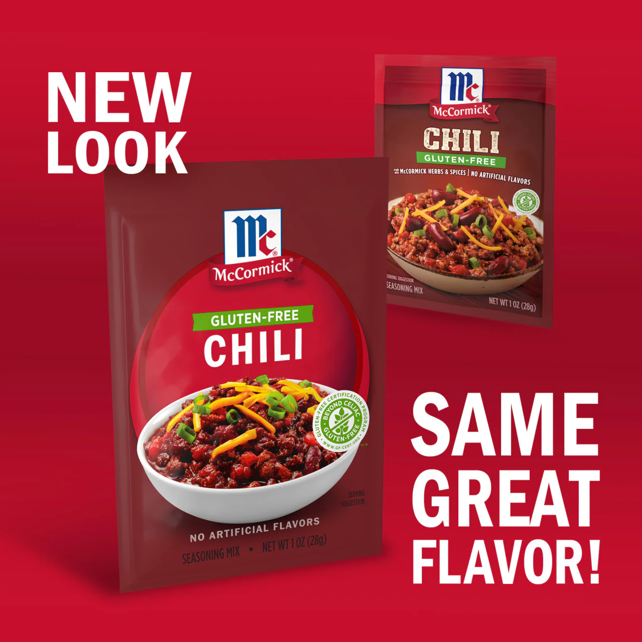 McCormick® Gluten Free Chili Seasoning Mix, 1 oz (6-Pack) - Image 3