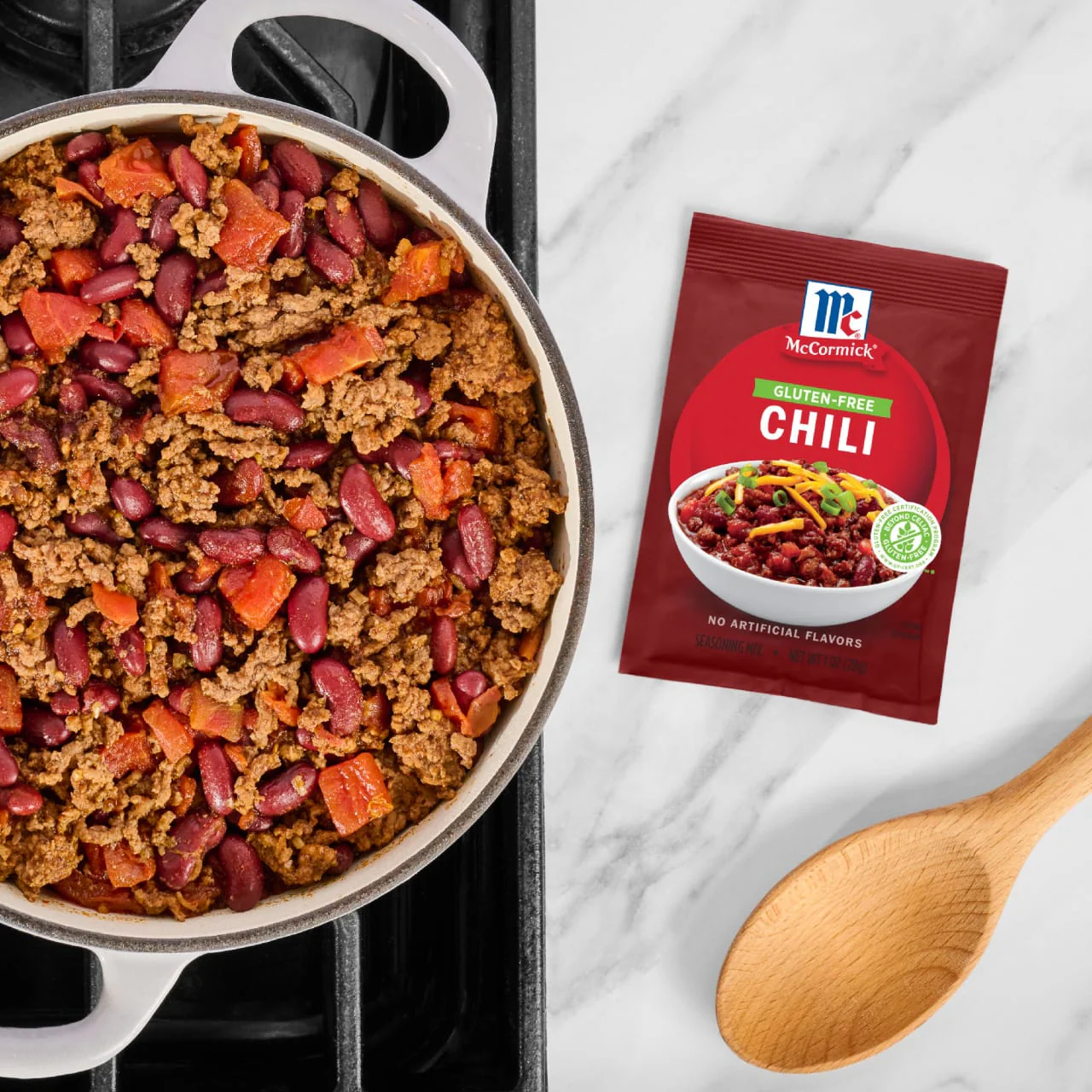 McCormick® Gluten Free Chili Seasoning Mix, 1 oz (6-Pack) - Image 6