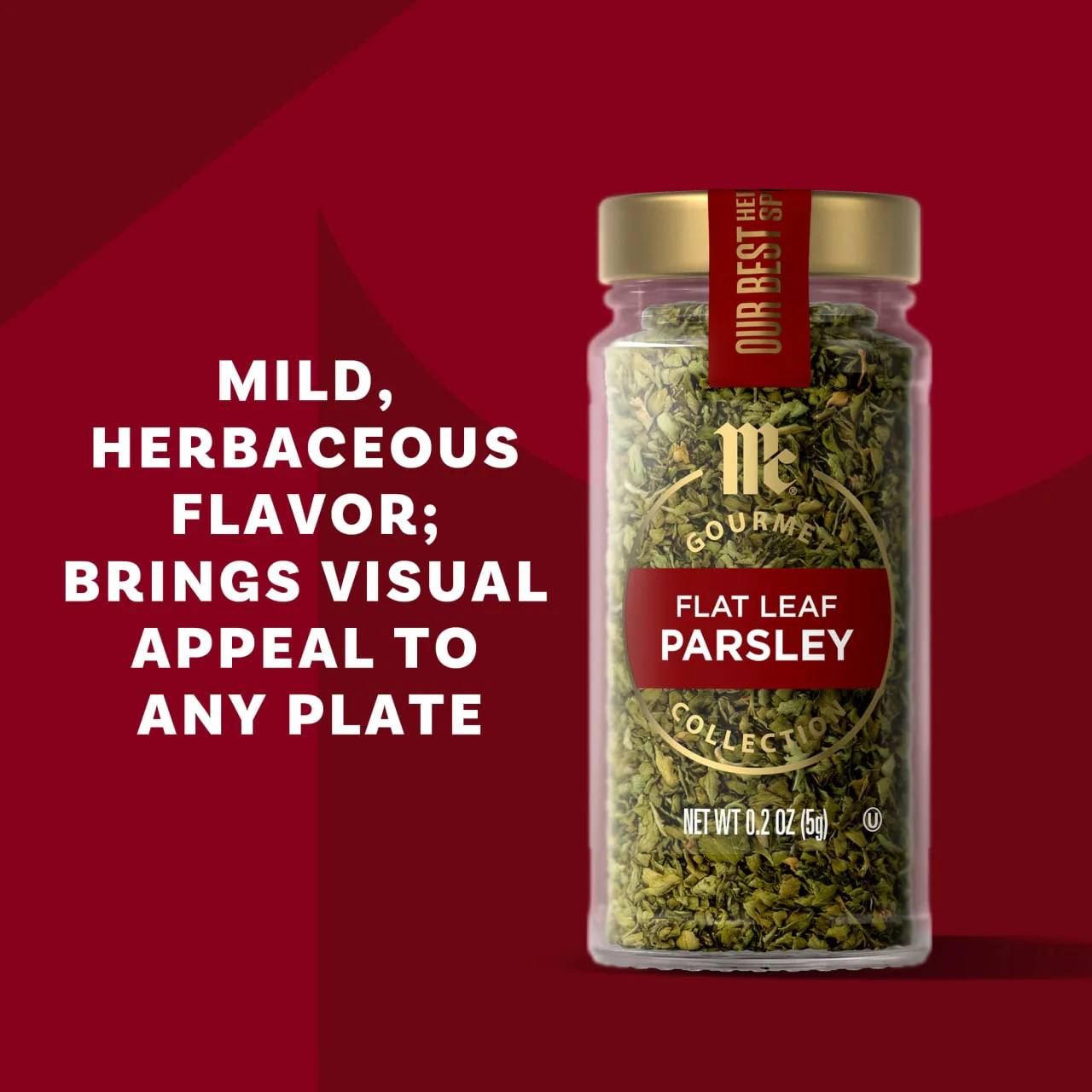 McCormick Gourmet™ All Natural Flat Leaf Parsley, 0.2 oz - Image 11
