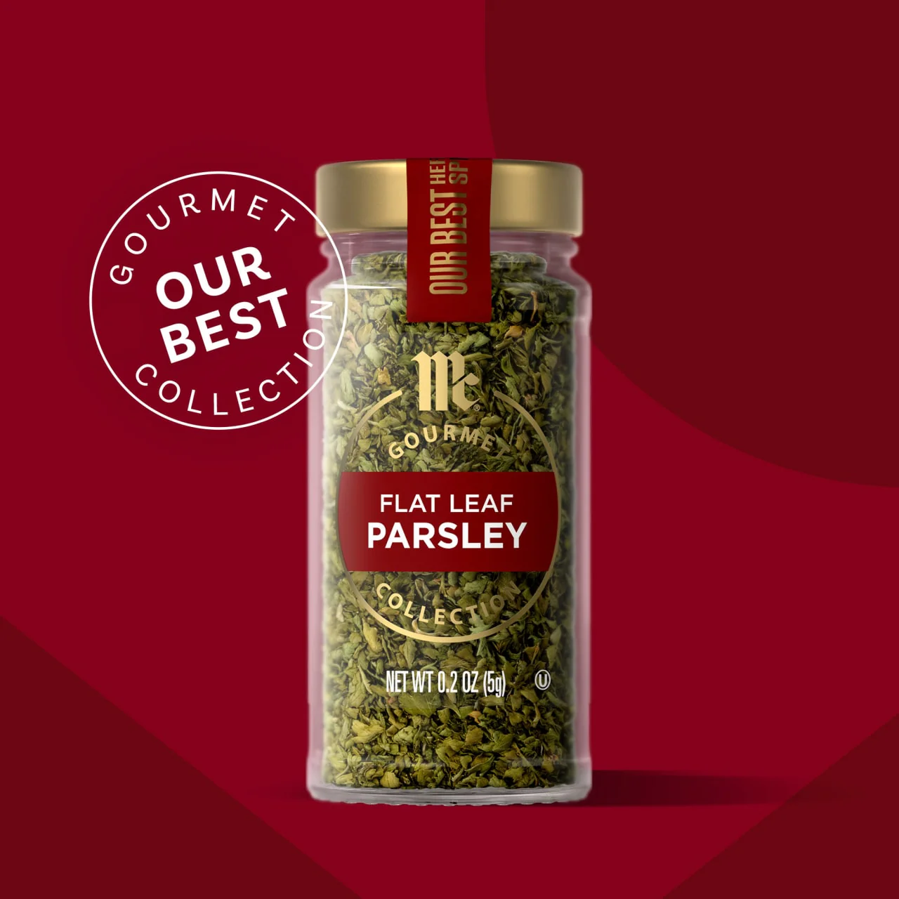 McCormick Gourmet™ All Natural Flat Leaf Parsley, 0.2 oz - Image 4