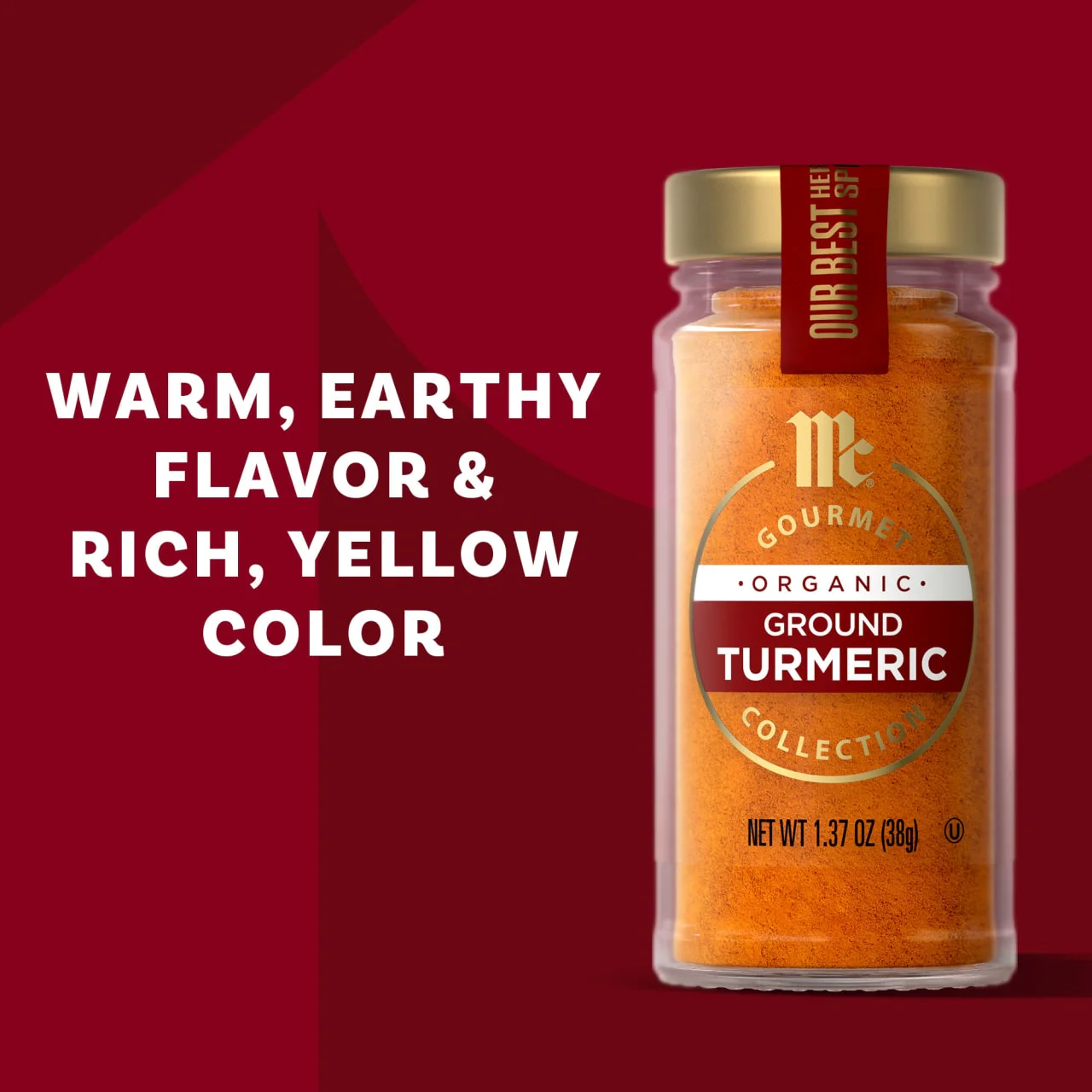 McCormick Gourmet™ All Natural Ground Turmeric, 1.37 oz - Image 11