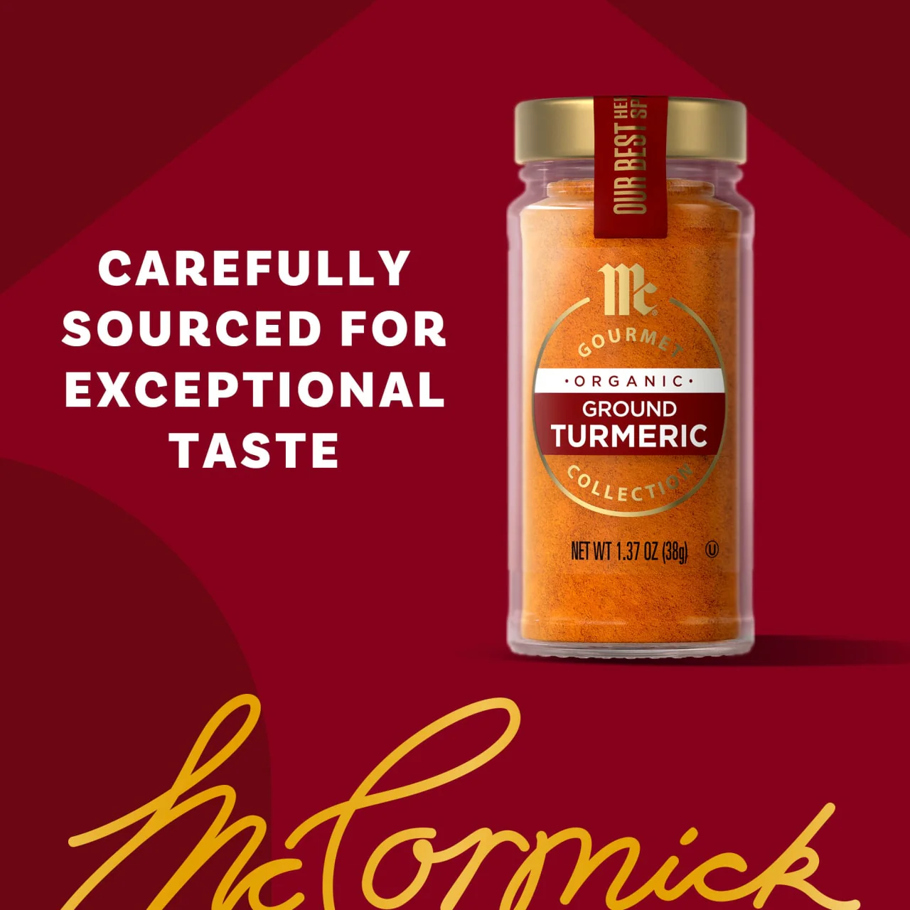 McCormick Gourmet™ All Natural Ground Turmeric, 1.37 oz - Image 4