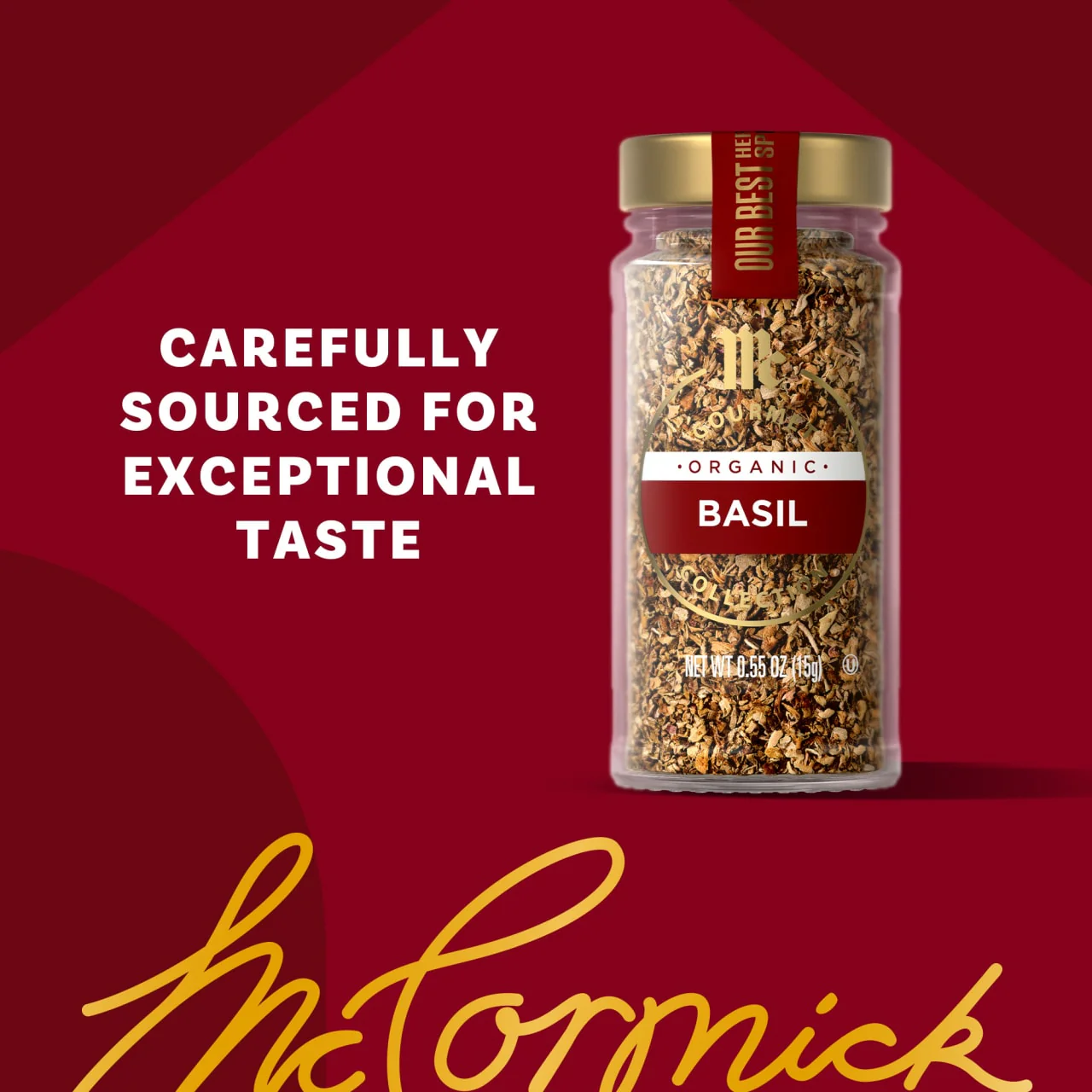 McCormick Gourmet™ Organic Basil Leaves, 0.55 oz - Image 11