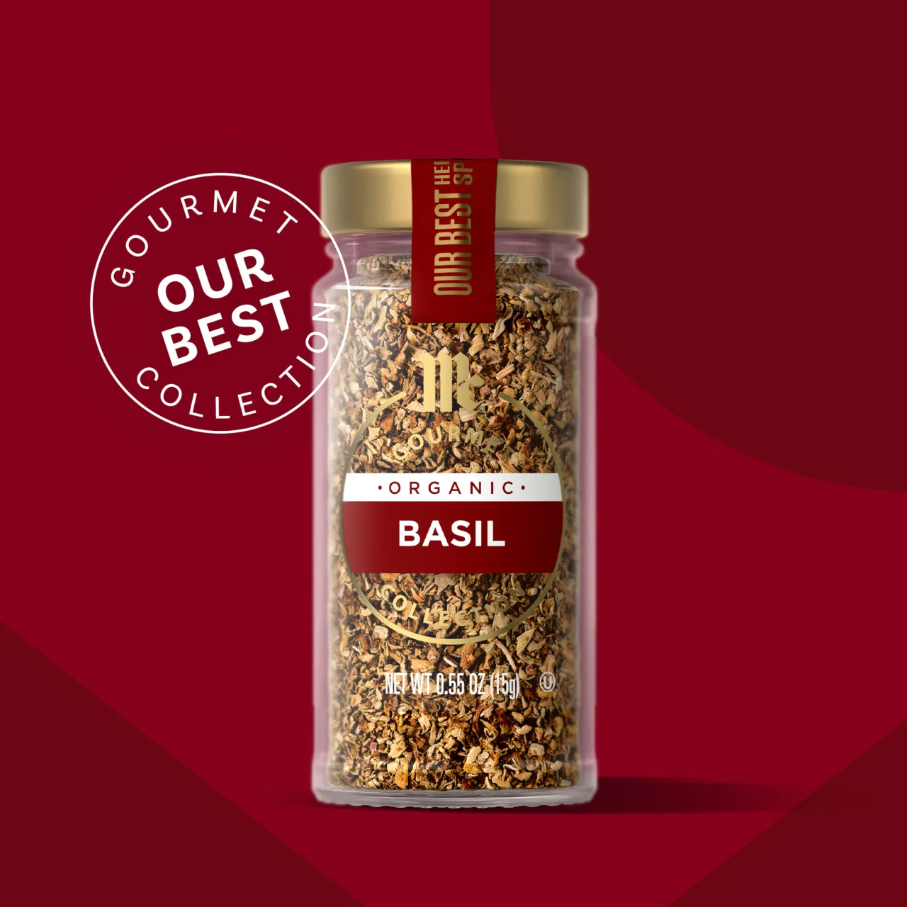 McCormick Gourmet™ Organic Basil Leaves, 0.55 oz - Image 14