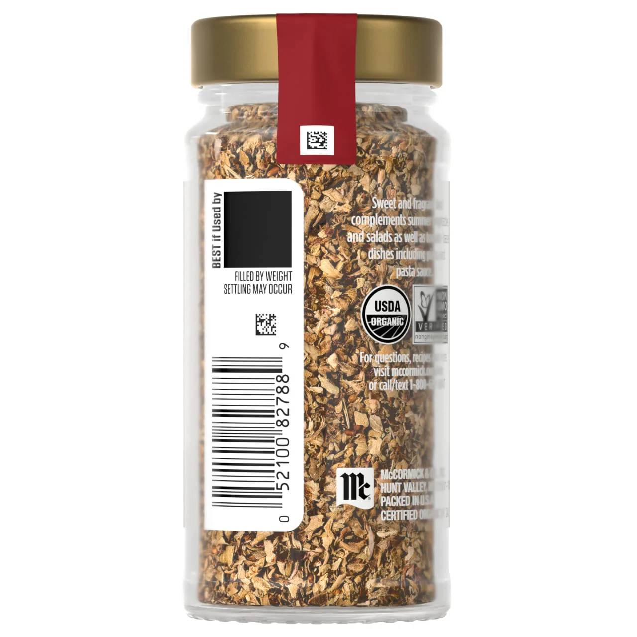 McCormick Gourmet™ Organic Basil Leaves, 0.55 oz - Image 16
