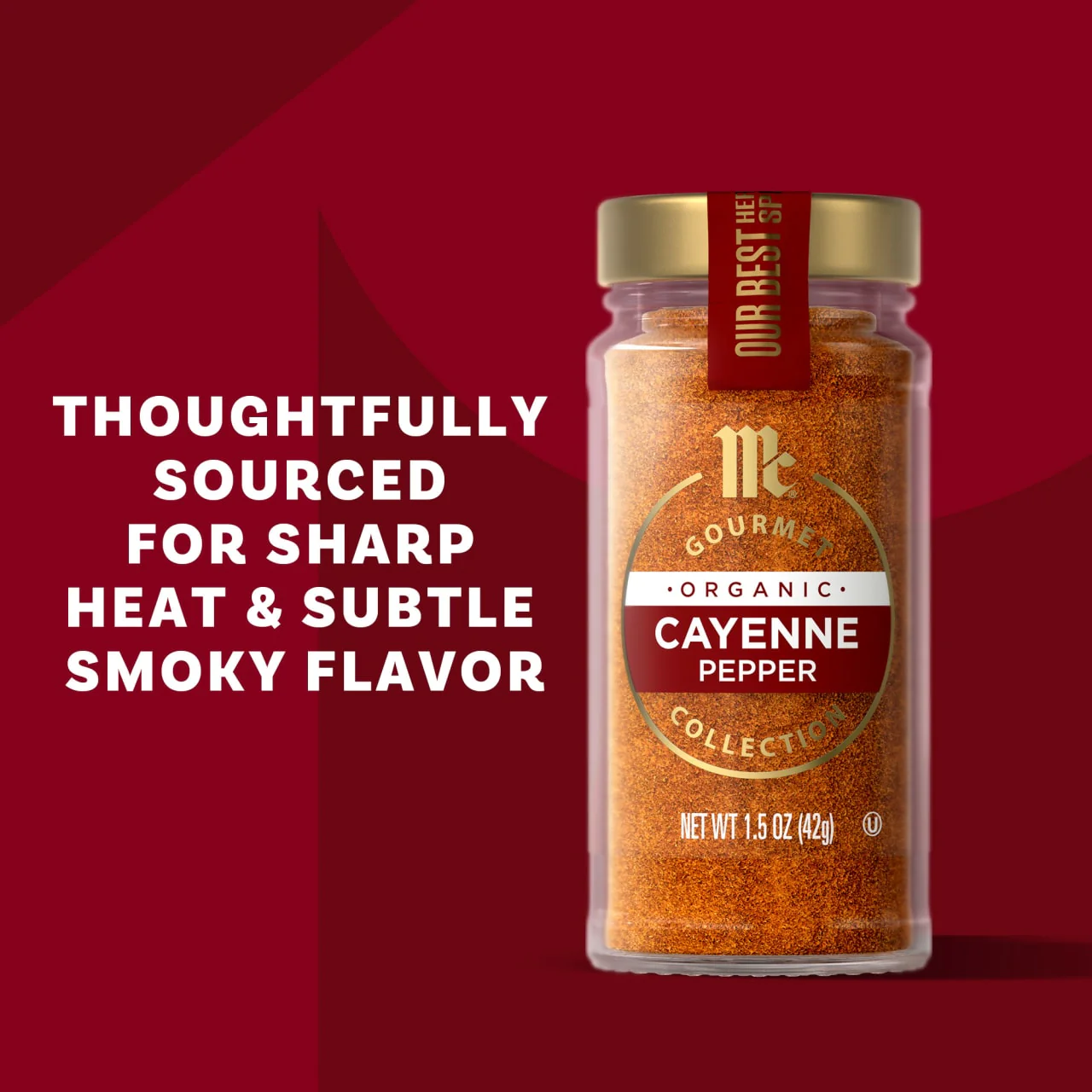 McCormick Gourmet™ Organic Cayenne Red Pepper, 1.5 oz - Image 10