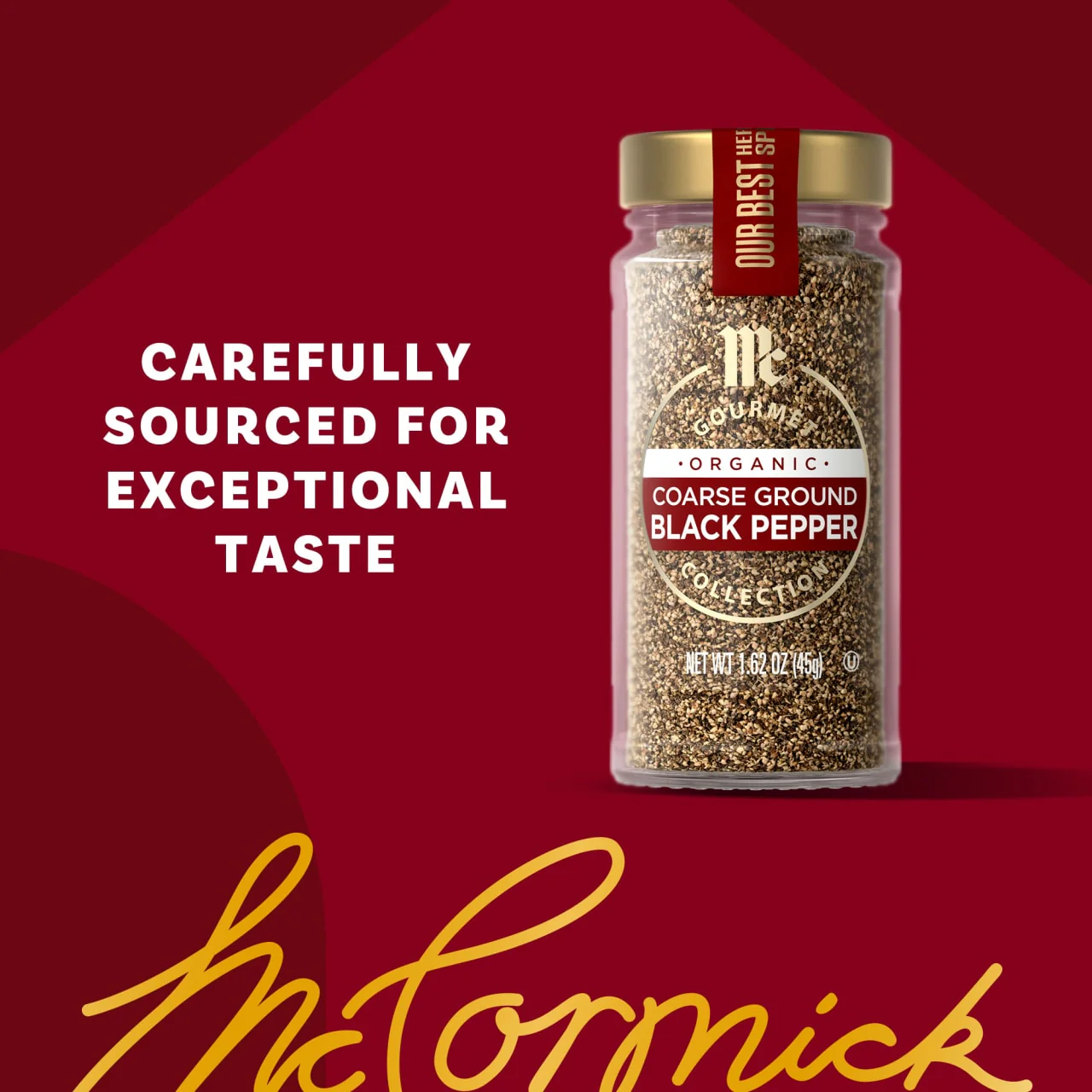 McCormick Gourmet™ Organic Coarse Ground Black Pepper, 1.62 oz - Image 11