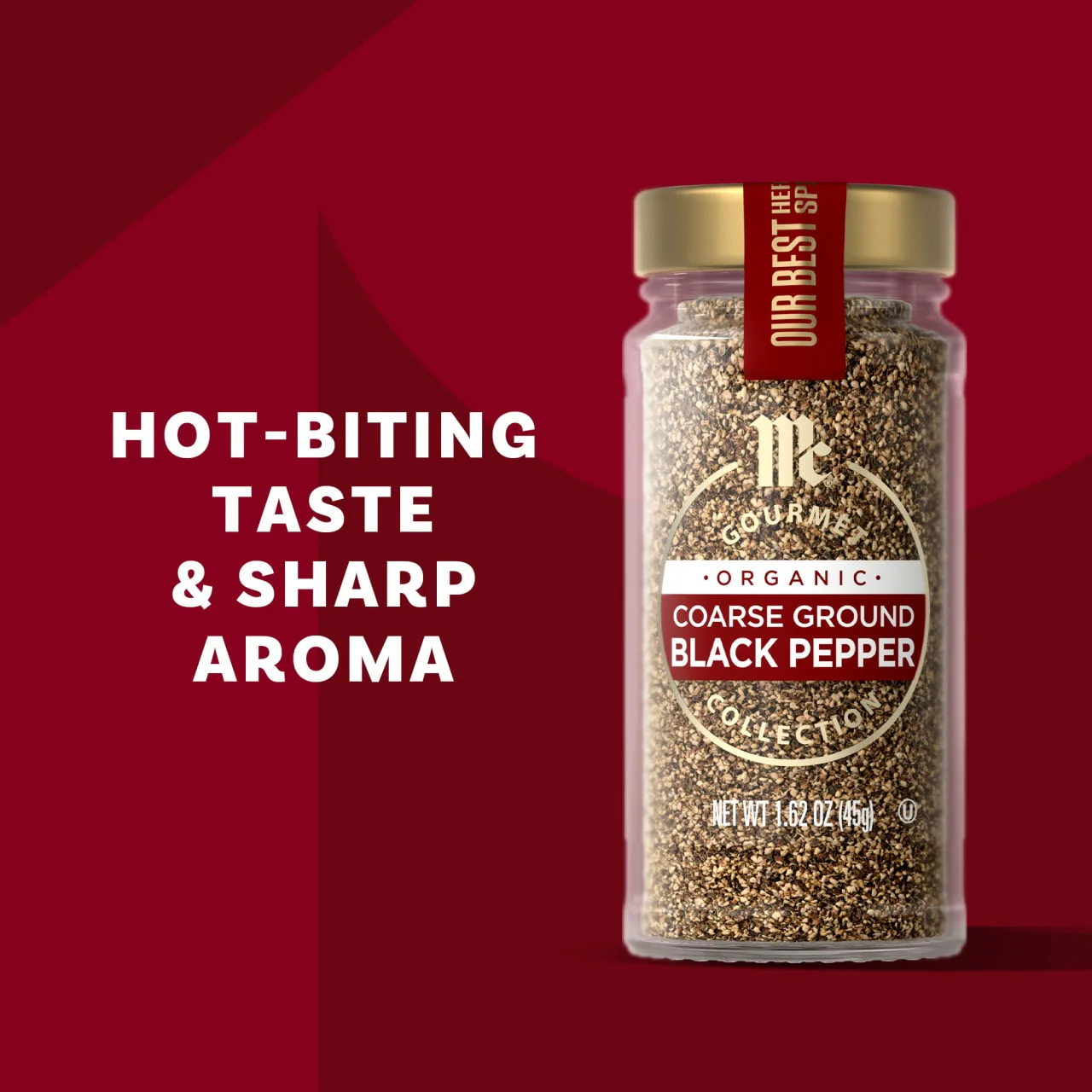 McCormick Gourmet™ Organic Coarse Ground Black Pepper, 1.62 oz - Image 14