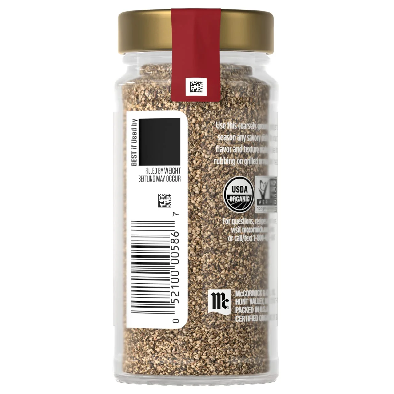 McCormick Gourmet™ Organic Coarse Ground Black Pepper, 1.62 oz - Image 16