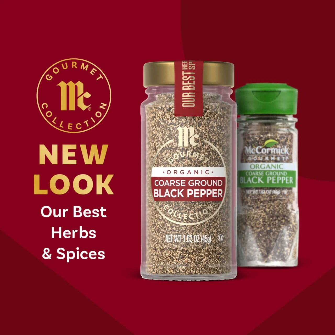 McCormick Gourmet™ Organic Coarse Ground Black Pepper, 1.62 oz - Image 3