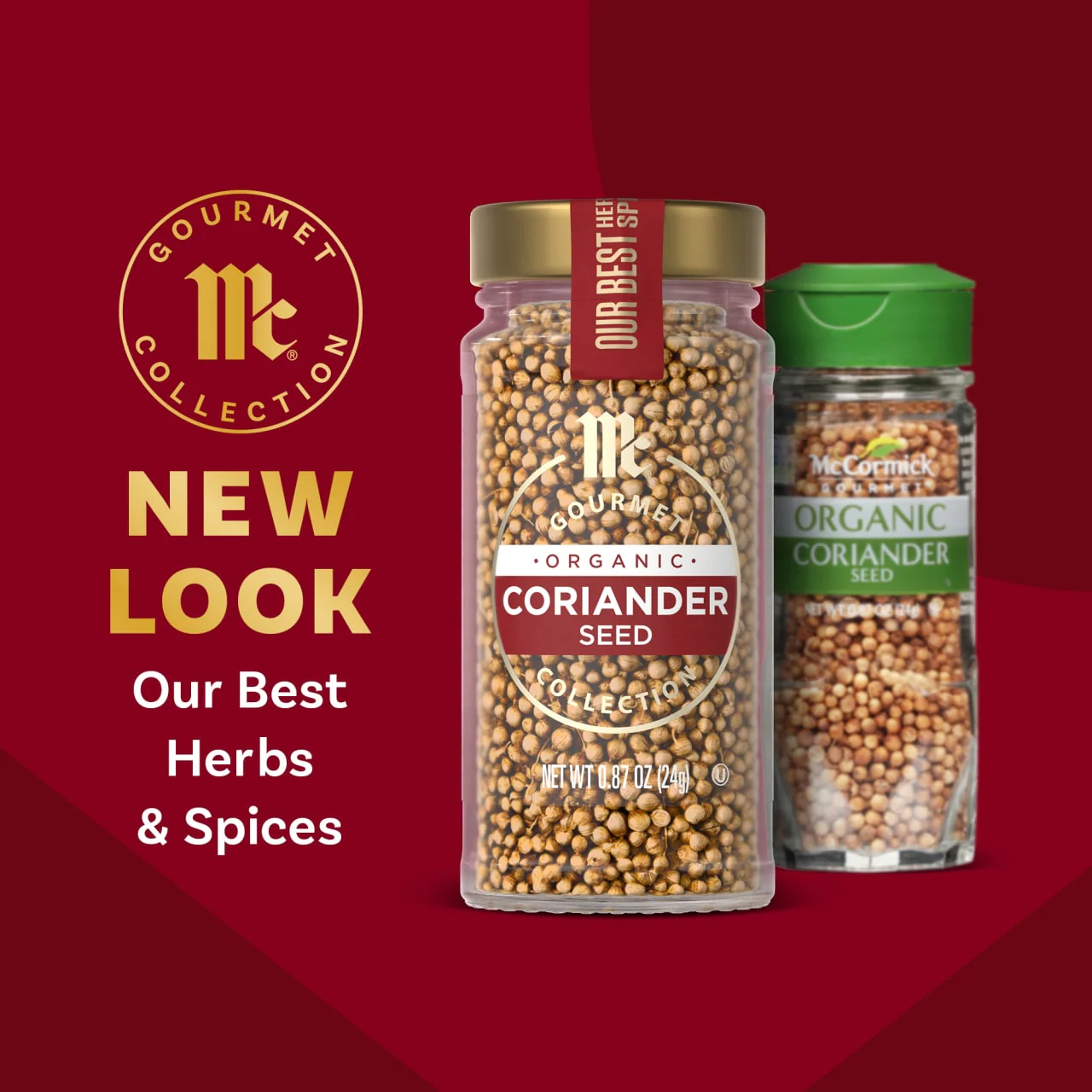 McCormick Gourmet™ Organic Coriander Seed, 0.87 oz - Image 3