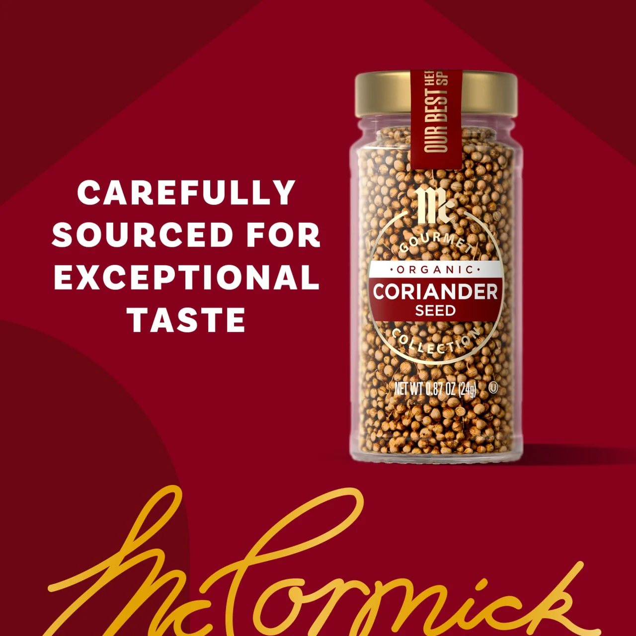 McCormick Gourmet™ Organic Coriander Seed, 0.87 oz - Image 4