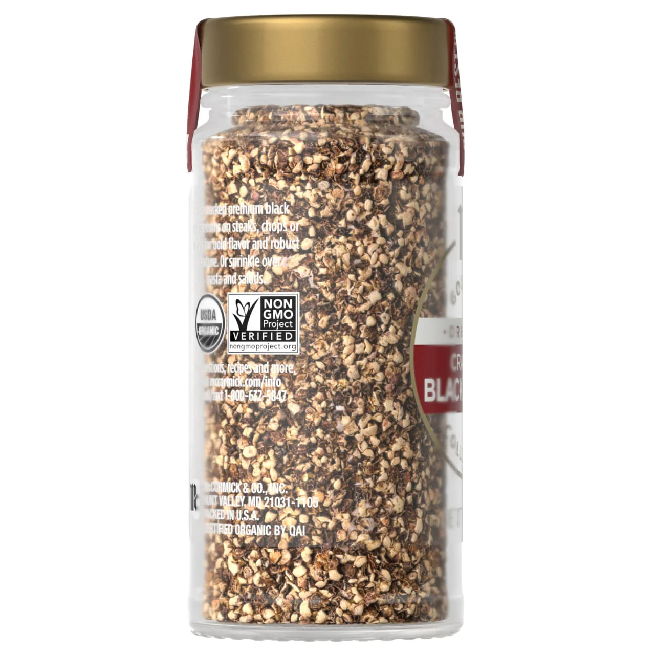 McCormick Gourmet™ Organic Cracked Black Pepper, 1.37 oz - Image 18