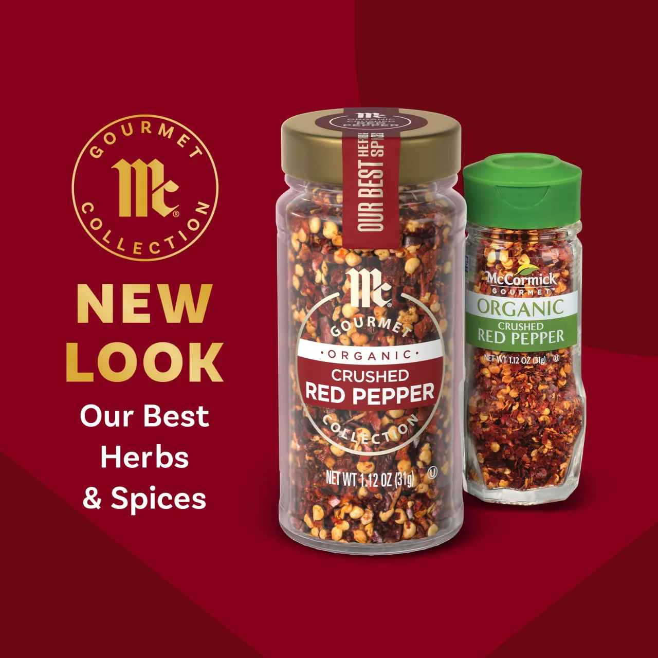 McCormick Gourmet™ Organic Crushed Red Pepper, 1.12 oz - Image 3