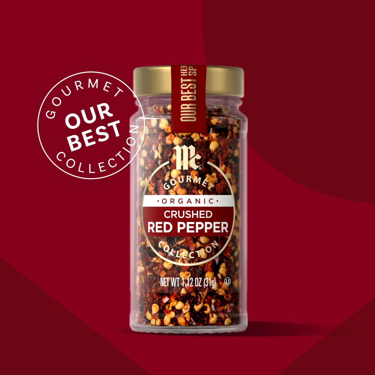 McCormick Gourmet™ Organic Crushed Red Pepper, 1.12 oz - Image 4