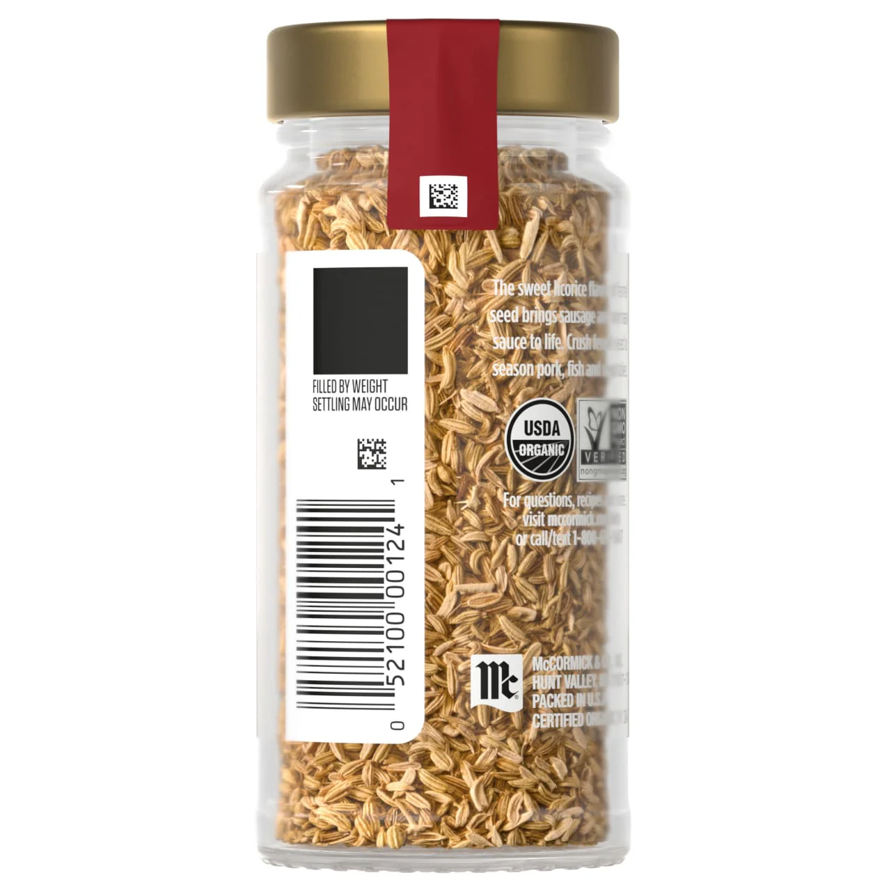 McCormick Gourmet™ Organic Fennel Seed, 1 oz - Image 16