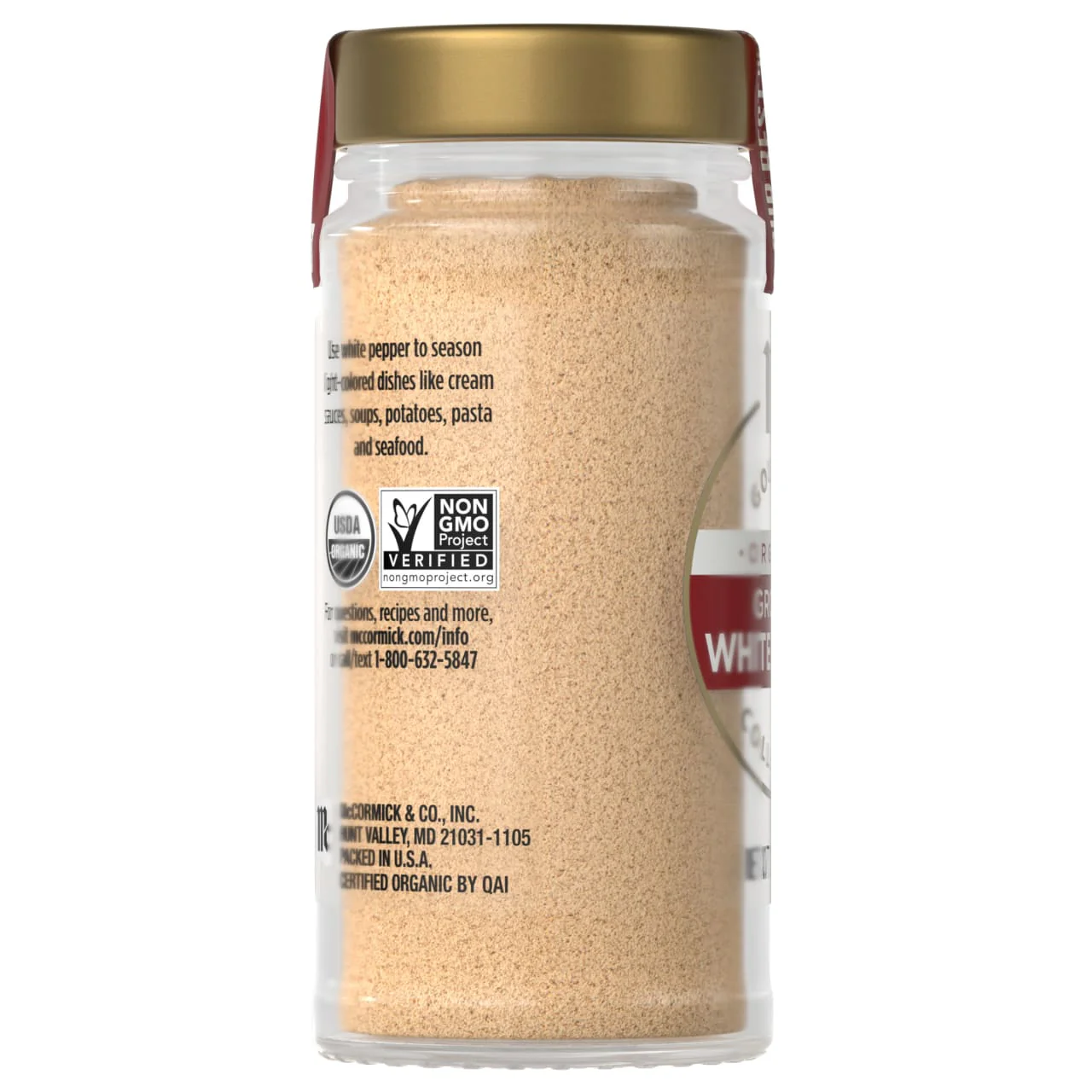 McCormick Gourmet™ Organic Ground White Pepper, 1.75 oz - Image 18