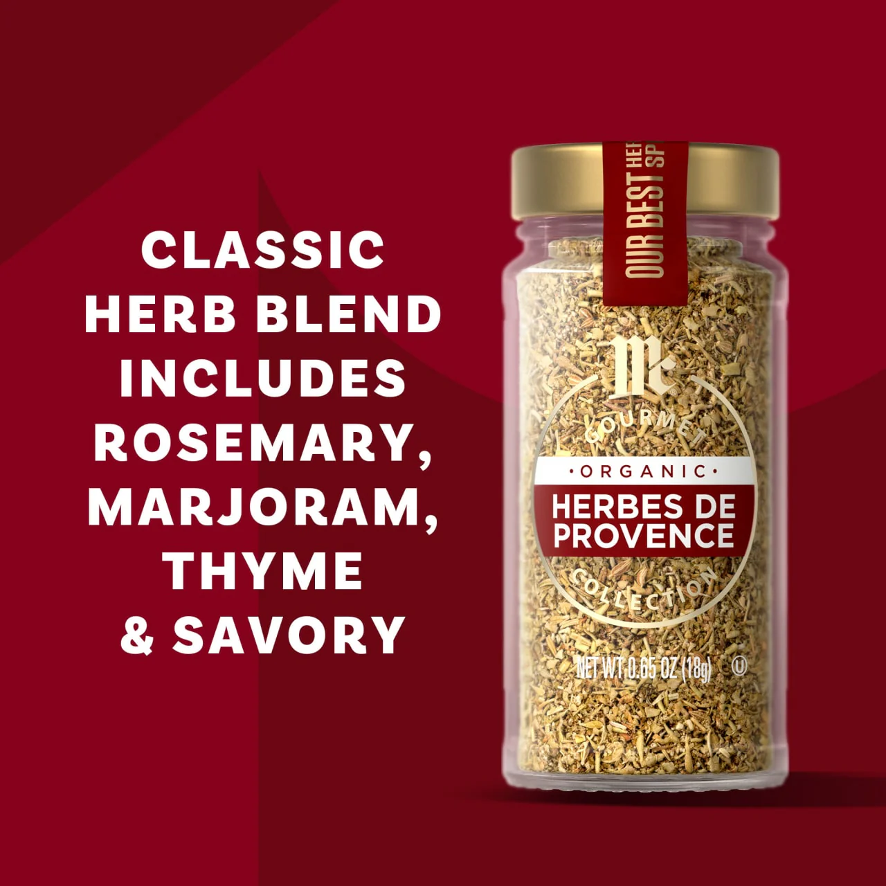 McCormick Gourmet™ Organic Herbes De Provence, 0.65 oz - Image 14