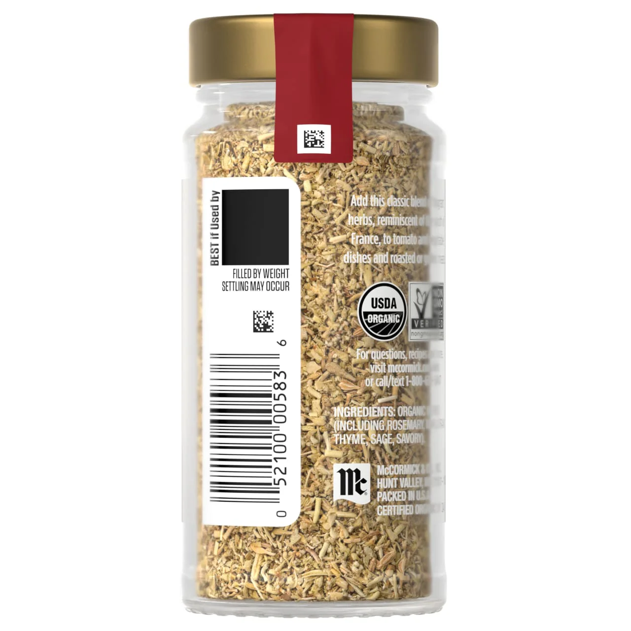 McCormick Gourmet™ Organic Herbes De Provence, 0.65 oz - Image 16