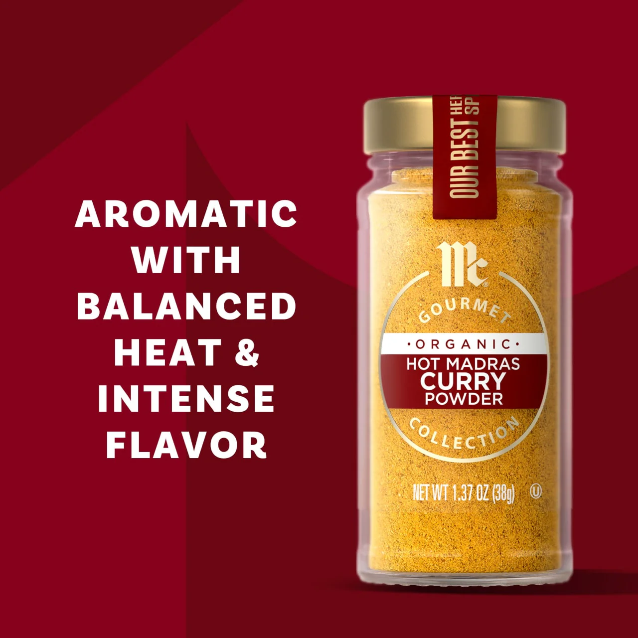 McCormick Gourmet™ Organic Hot Madras Curry Powder, 1.37 oz - Image 4