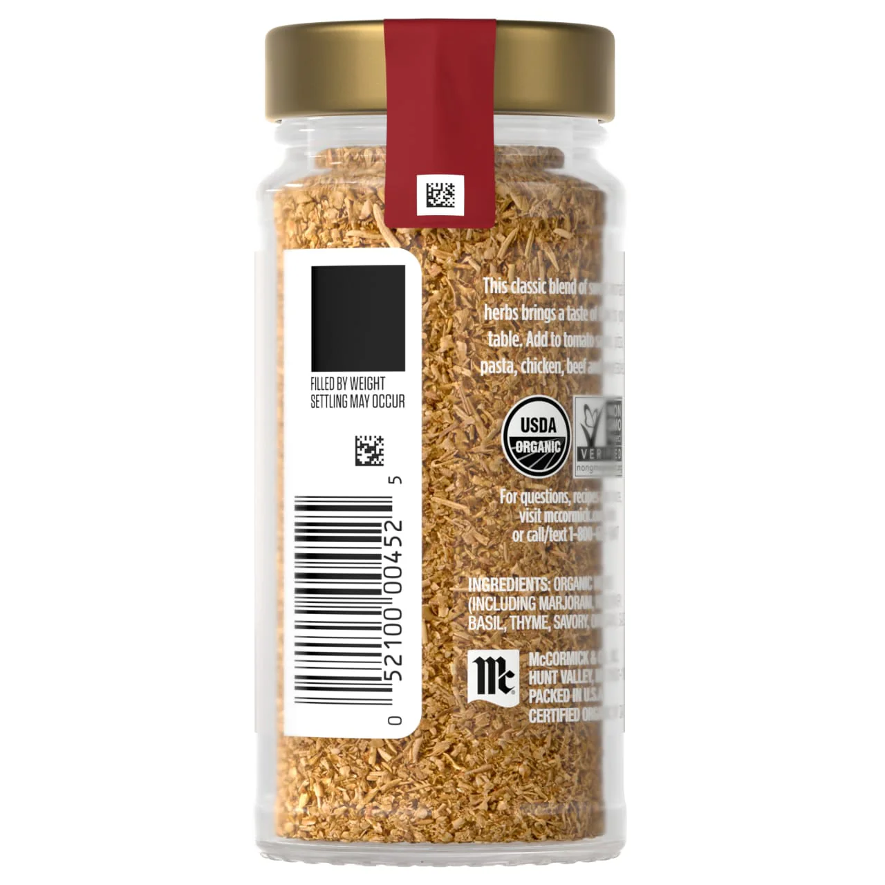 McCormick Gourmet™ Organic Italian Seasoning, 0.55 oz - Image 23