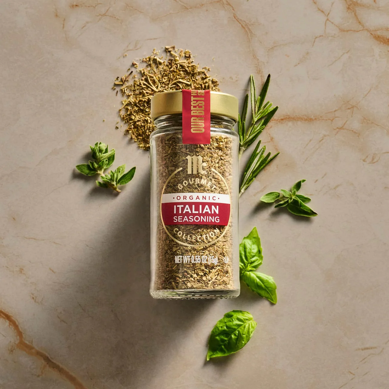 McCormick Gourmet™ Organic Italian Seasoning, 0.55 oz - Image 8