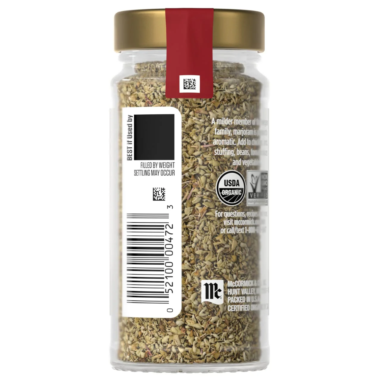 McCormick Gourmet™ Organic Marjoram Leaves, 0.37 oz - Image 16