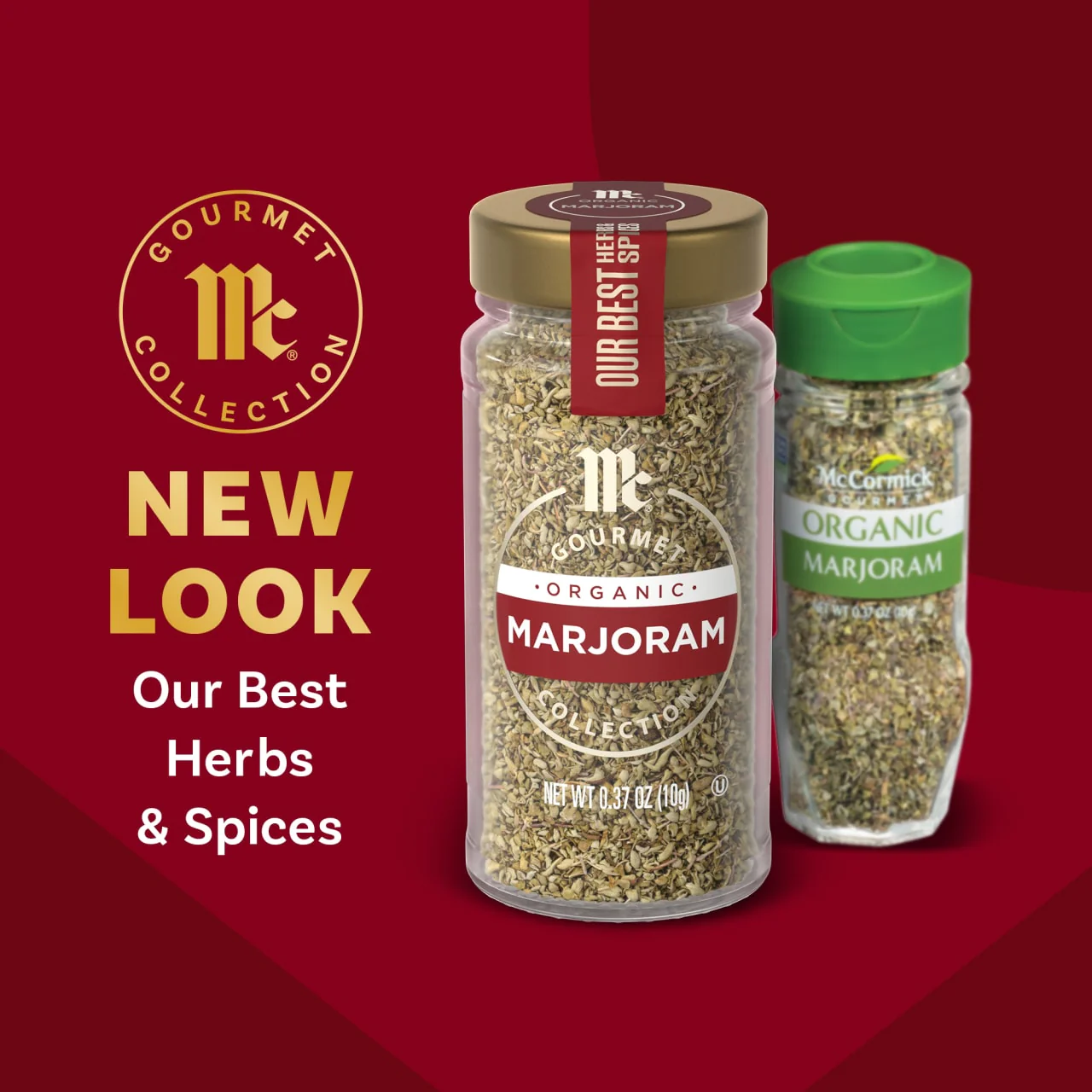 McCormick Gourmet™ Organic Marjoram Leaves, 0.37 oz - Image 3